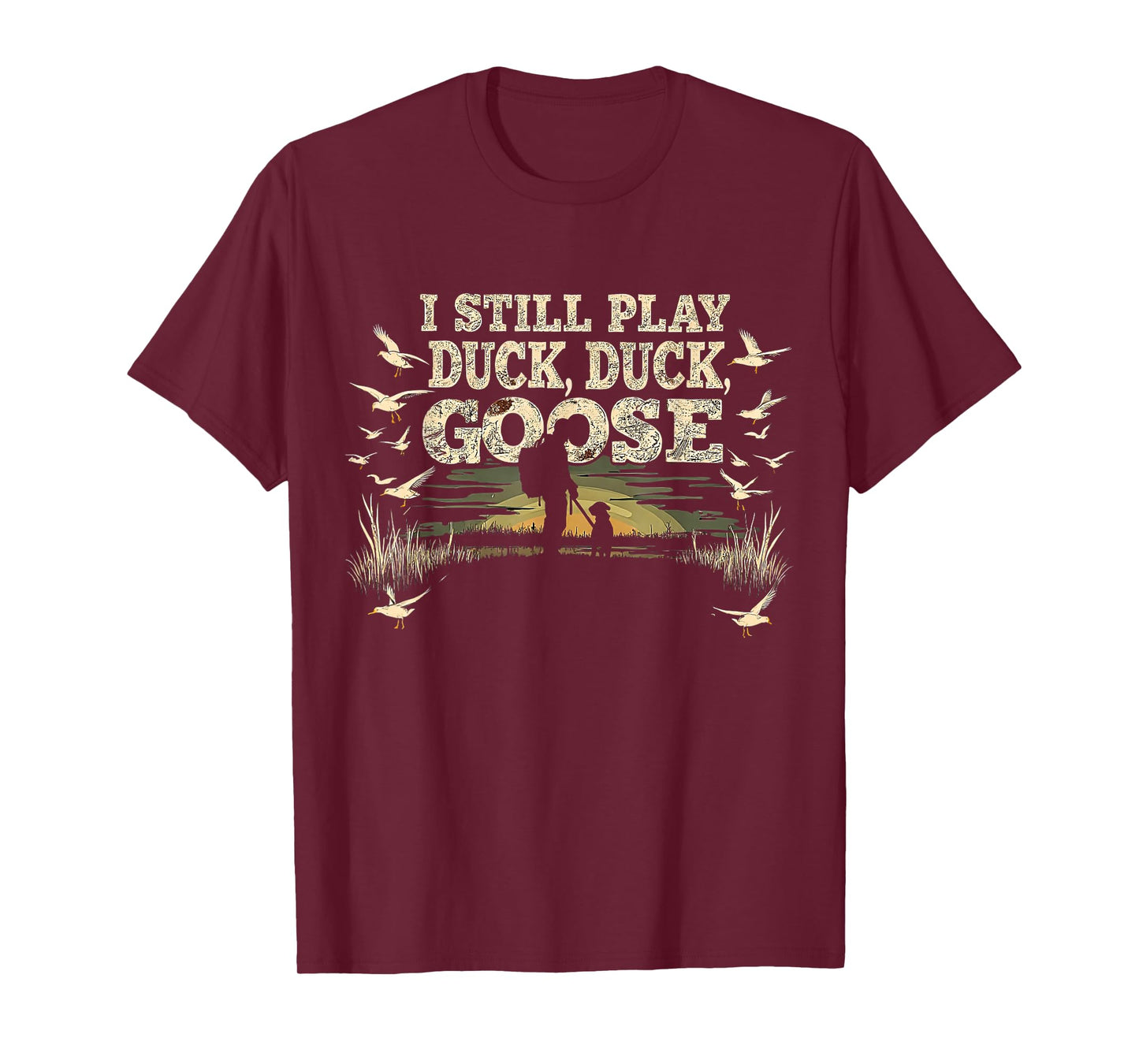 Funny Goose Hunting Tees for Men | Duck Hunter Dad Gifts T-Shirt