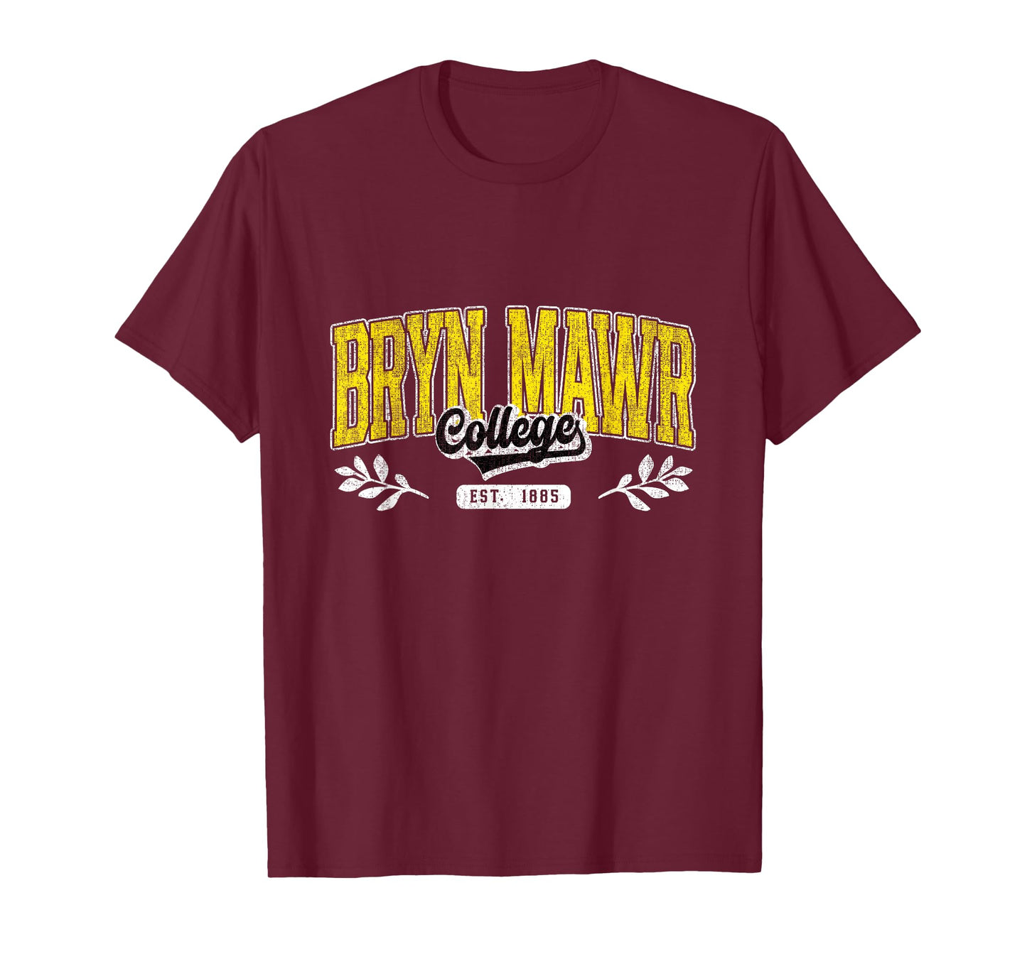 Vintage Bryn MAWR Arch Athletic Sports Tee Men Women T-Shirt