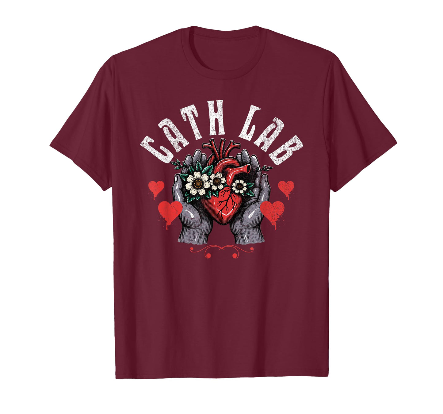 Cath Lab Life - Hands & Hearts T-Shirt