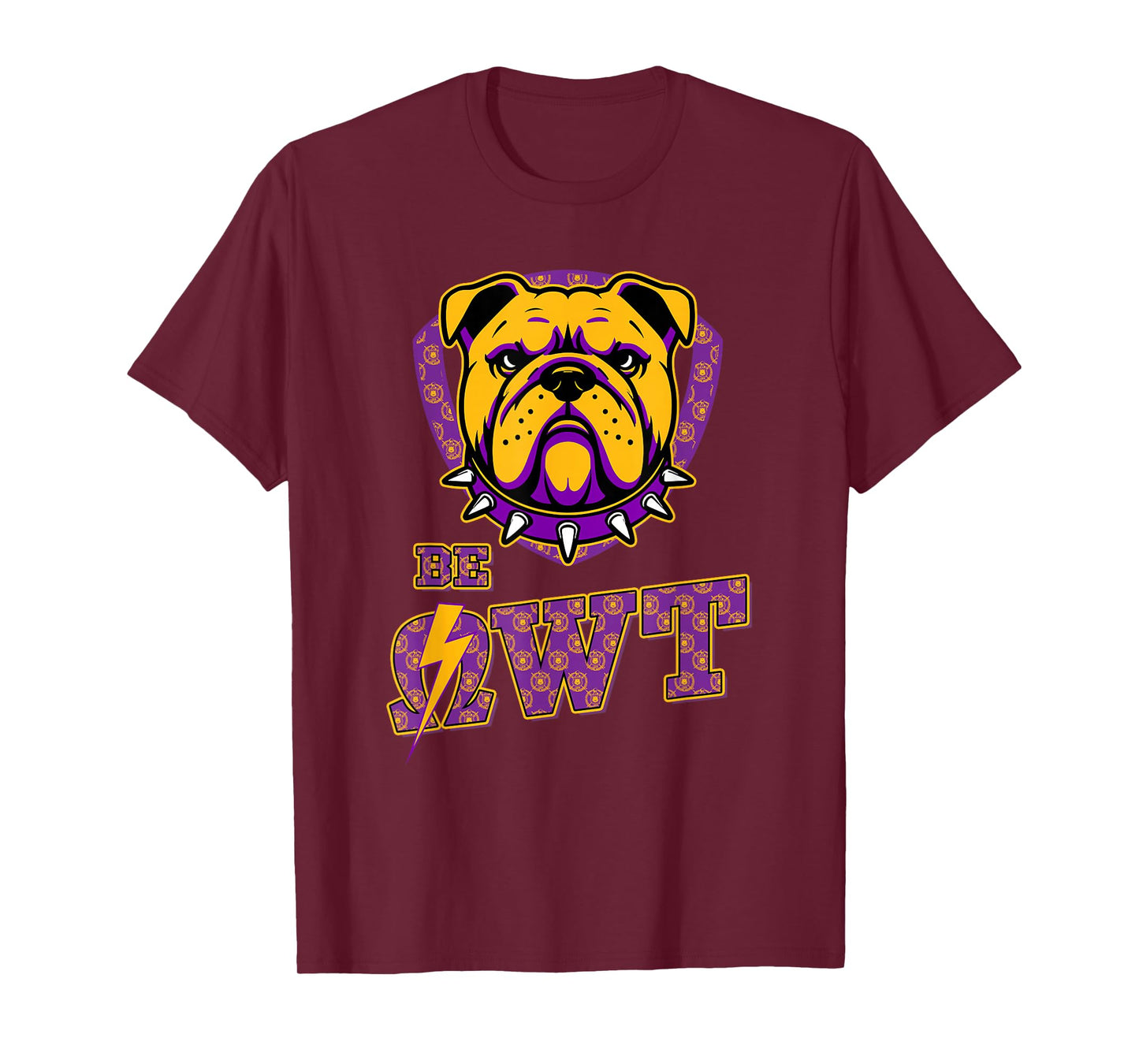 Omega Psi Phi Fraternity Paraphernalia, Be OWT Bulldog T-Shirt