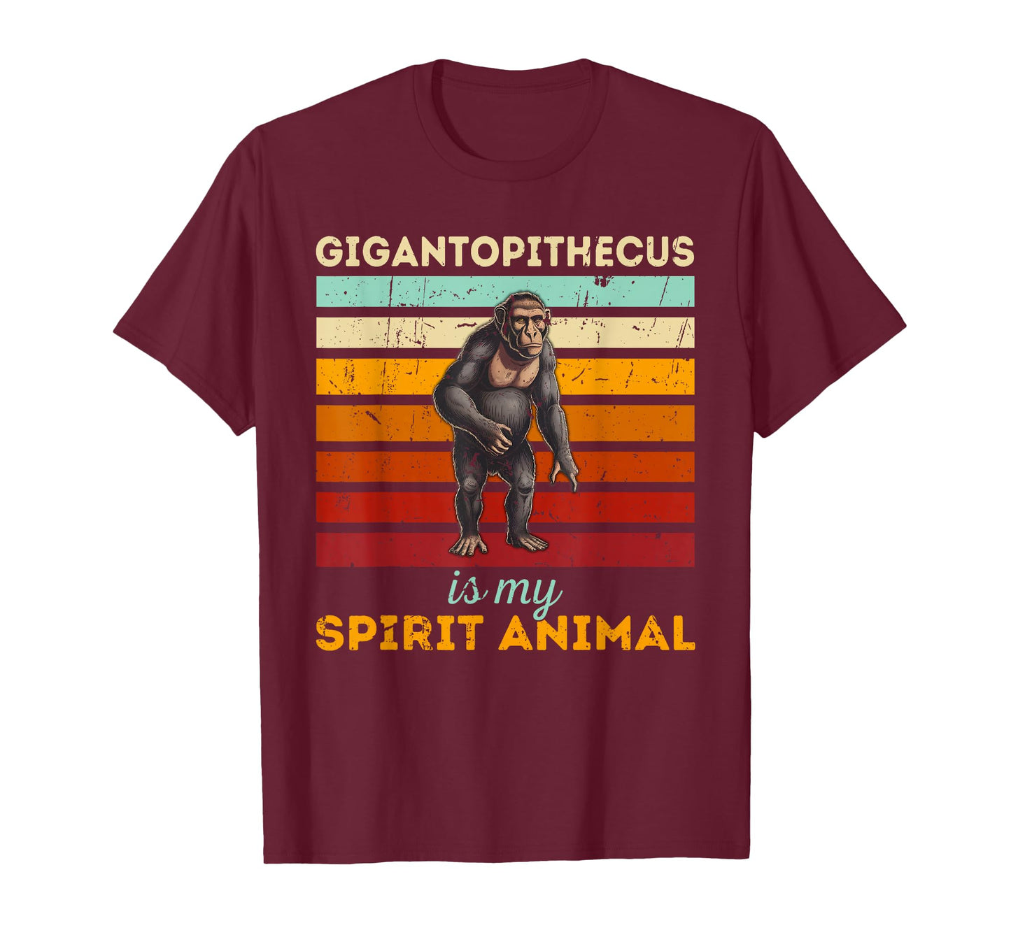Gigantopithecus Is My Spirit Animal Extinct Giant Ape T-Shirt