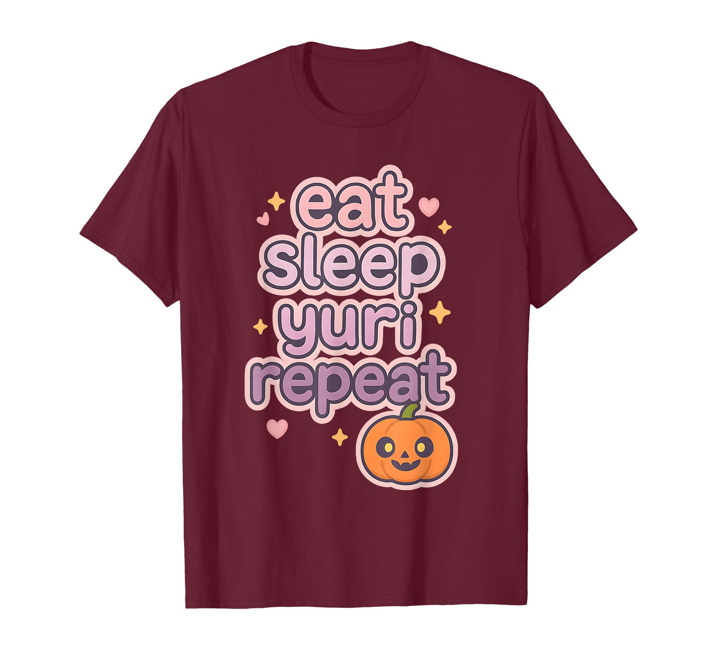 Eat Sleep Yuri Repeat Girl's Love Manga Anime Gifts T-Shirt