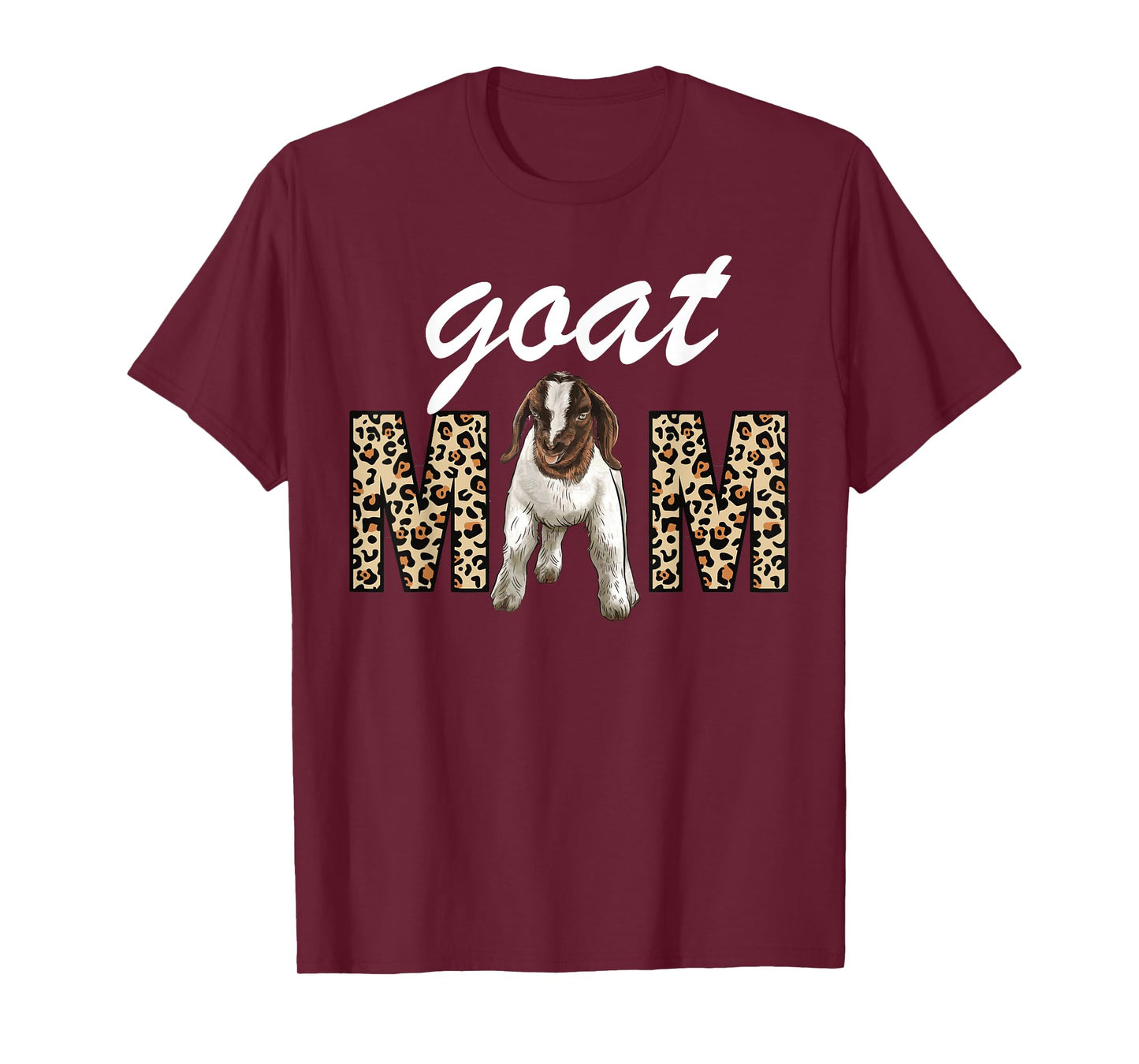 Show Boer Goat mom leopard, Boer Goat mom T-Shirt