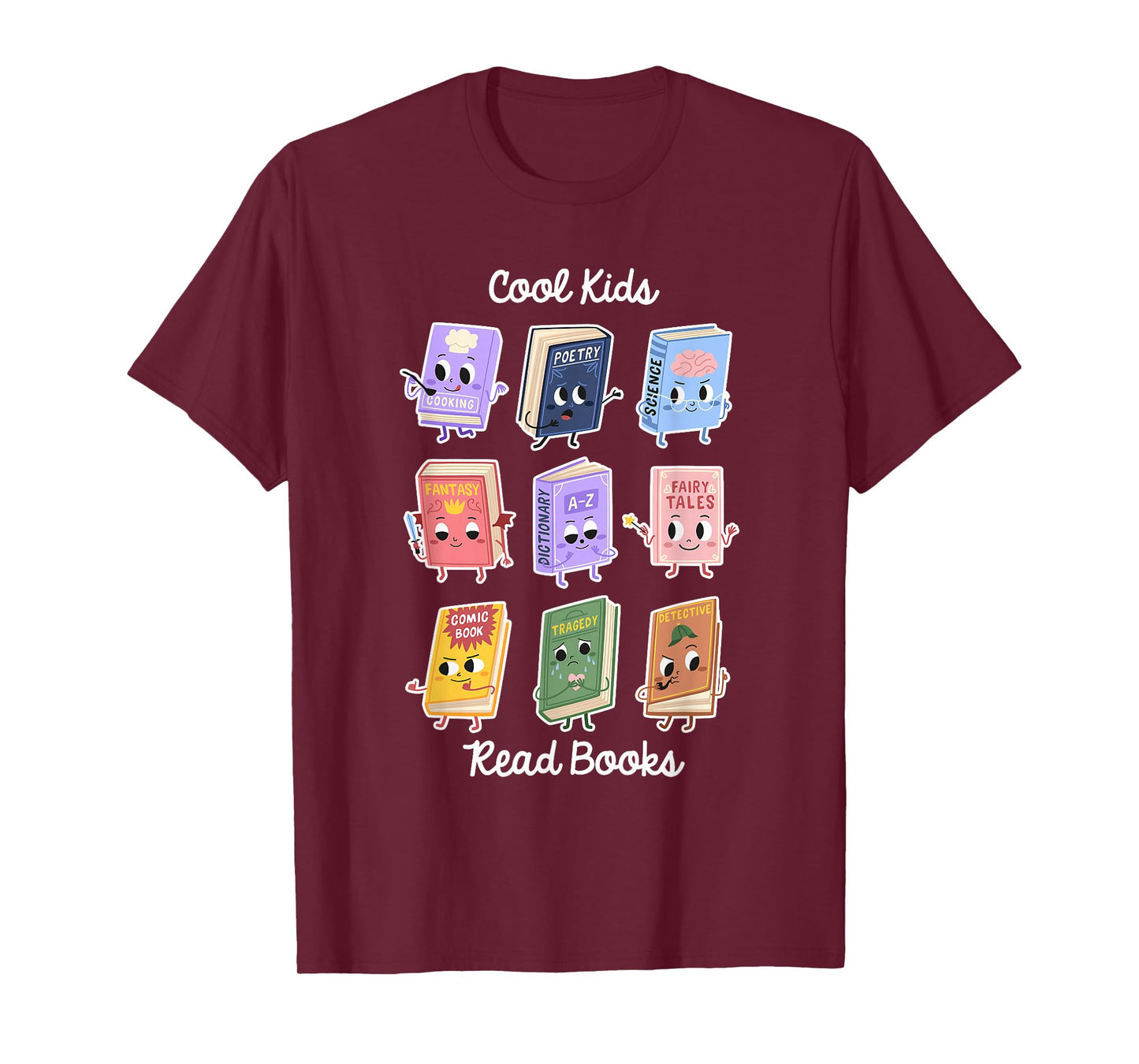 Cool Kids Read Books Apparel T-Shirt