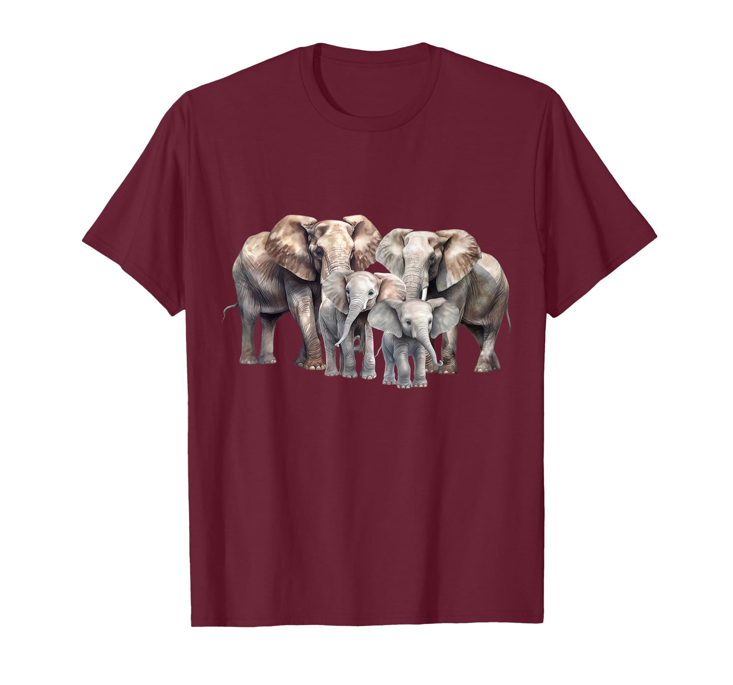 Elephant Family Elephant For Men Women Kids Boys Girls T-Shirt