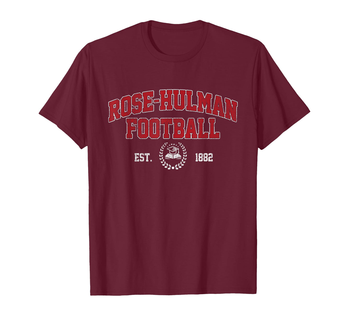 Rose-Hulman Vintage Arch Athletic Sports Tee for Men Women T-Shirt