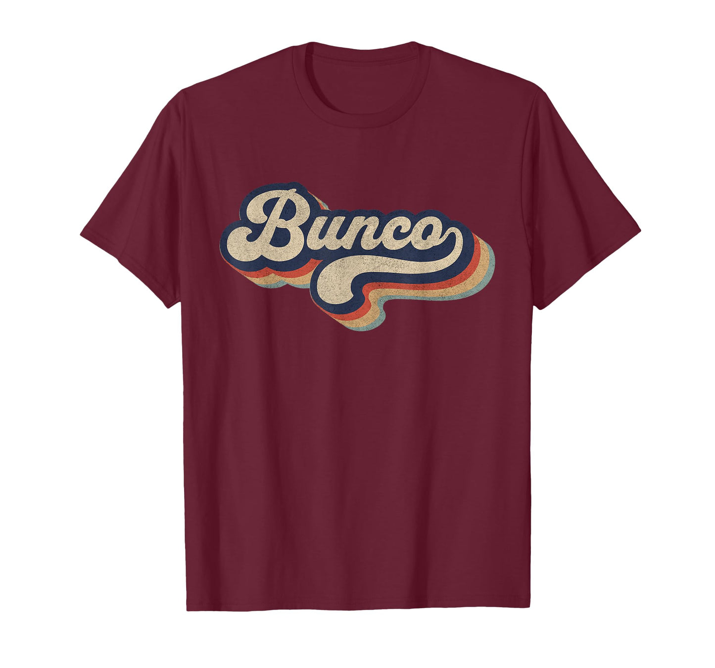 Brunco Vintage Bunco Dice Game Mens Womens T-Shirt
