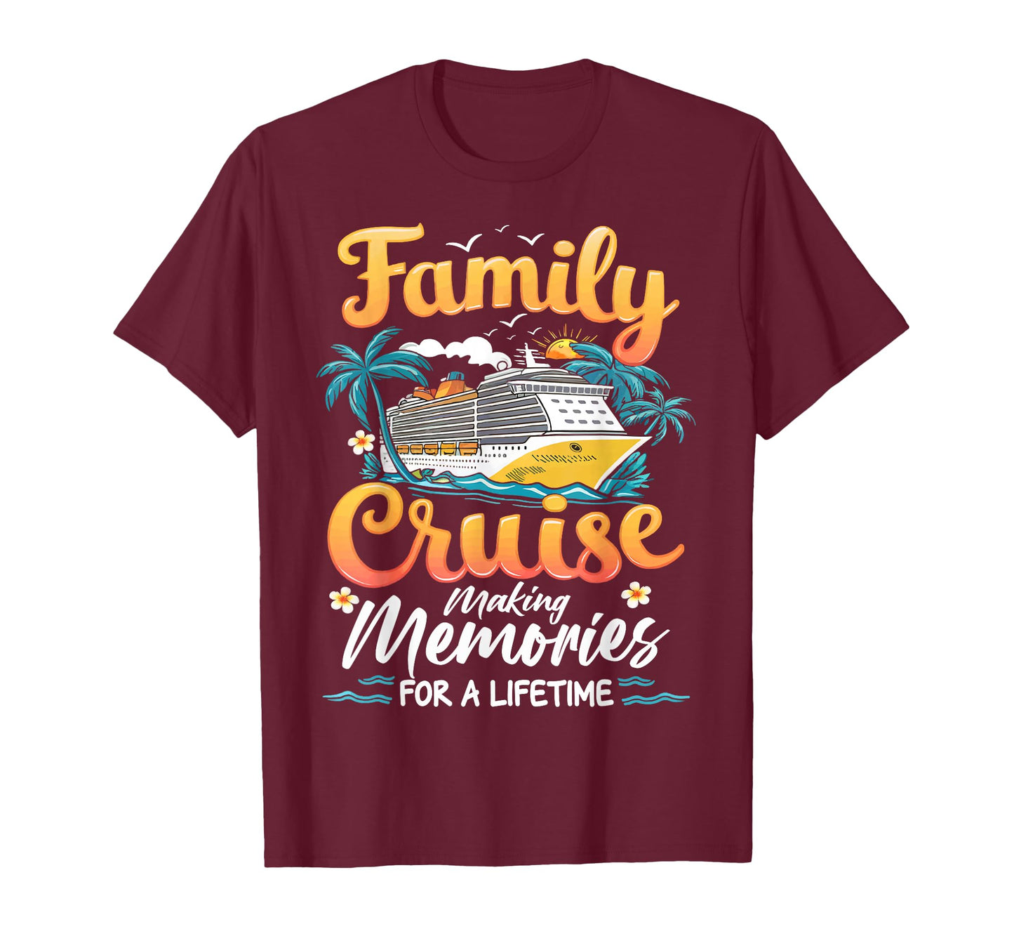 Cruise Party Vacation Trip Family Matching Outfit. Unisex Family Cruise 2025 Summer Vacation T-Shirt