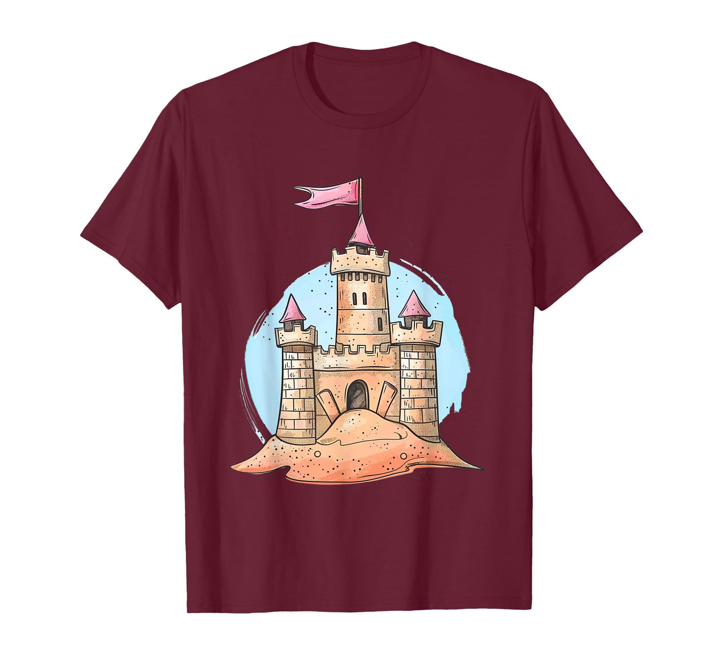 Sandcastle Dreams Beach Fun Kids Design T-Shirt