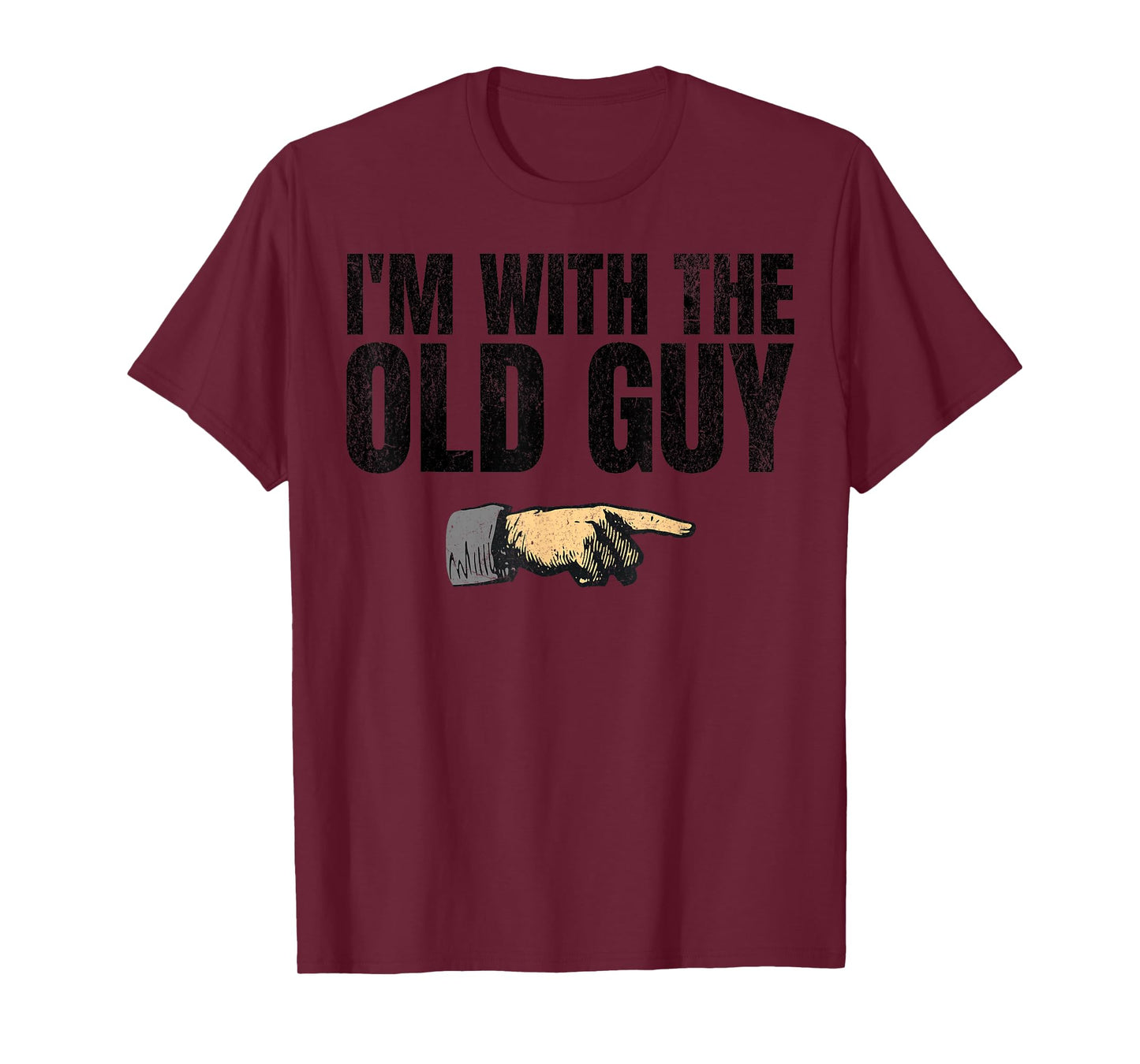 Retro I'm With The Old Guy Matching Old Yeller Funny 60s T-Shirt