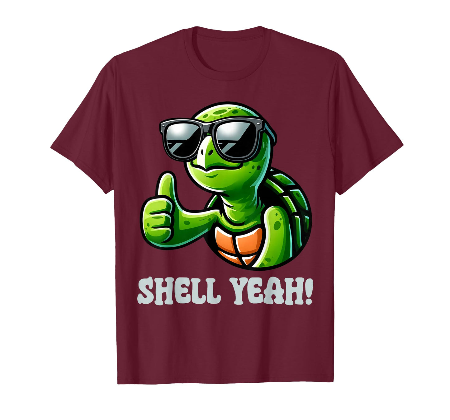 Shell Yeah Turtle Lover Turtles Pun Graphic T-Shirt