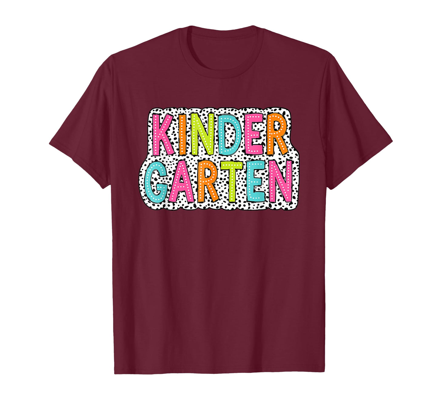 Kindergarten Dalmatian Dots Dream Team Back To School T-Shirt