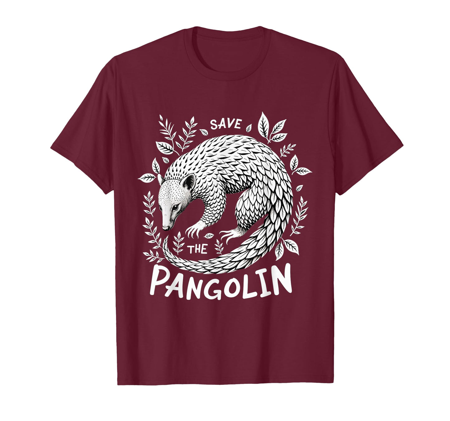 Wildlife Conservation Shirt Save The Pangolin Lover Kids T-Shirt