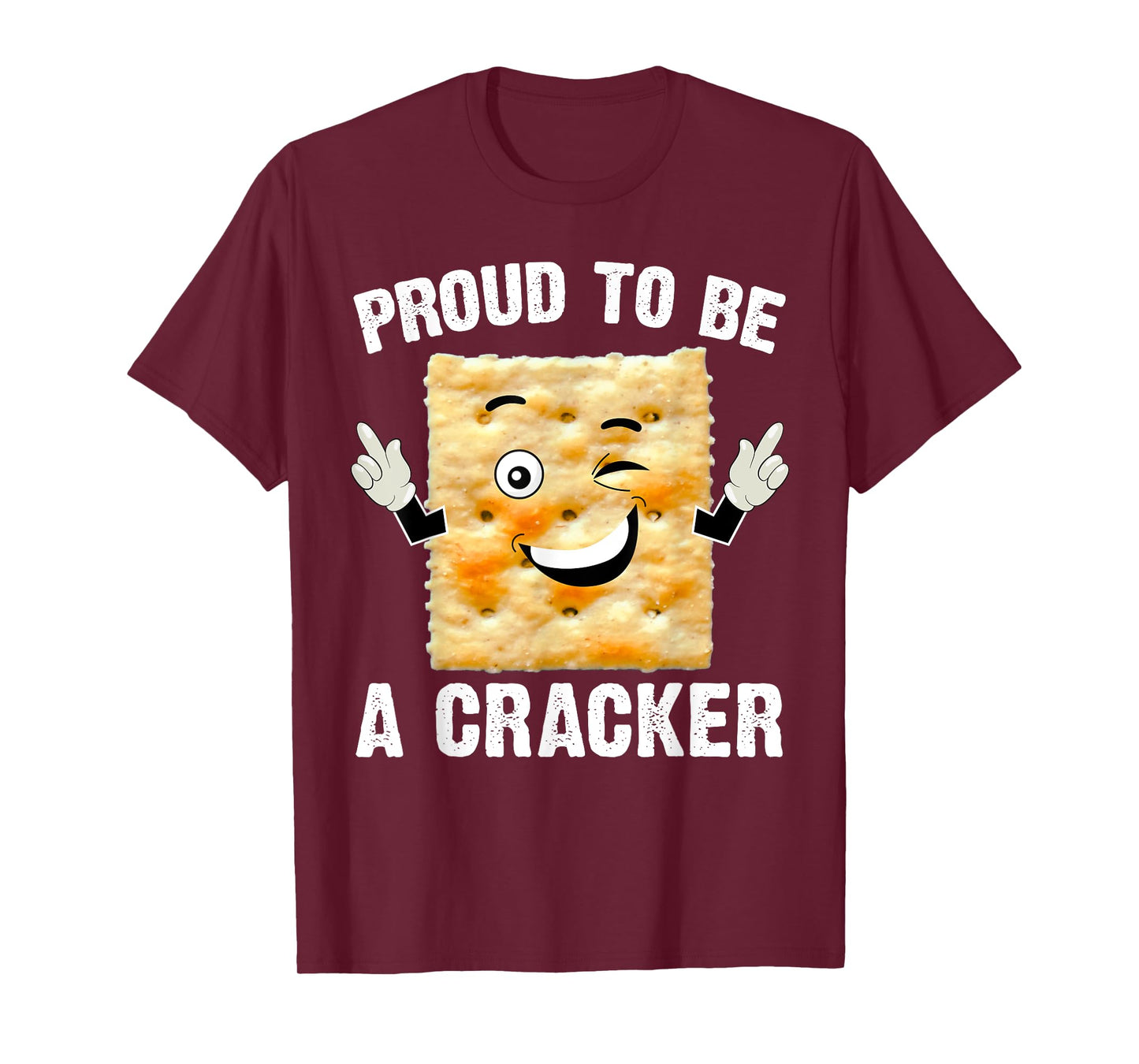 Proud to be a Cracker Funny Snack Halloween Biscuit Costume T-Shirt