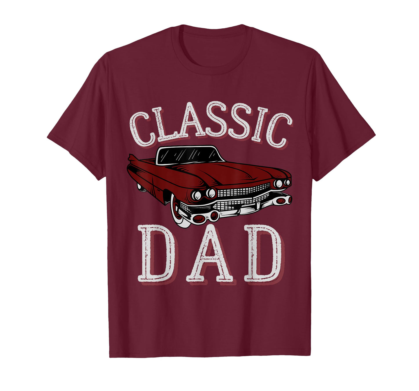 Vintage Funny Dad Classic Car Graphic Father's Day T-Shirt