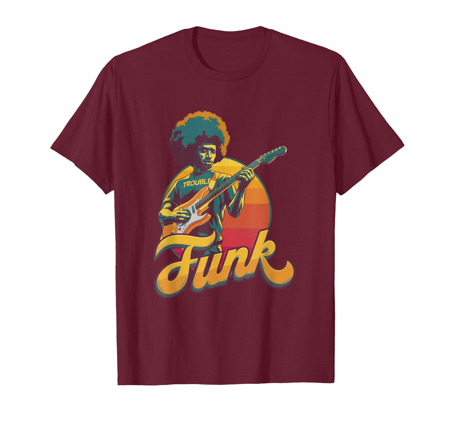 70s Retro Funk Afro Band Guitarist - Jazz Funk & Soul T-Shirt