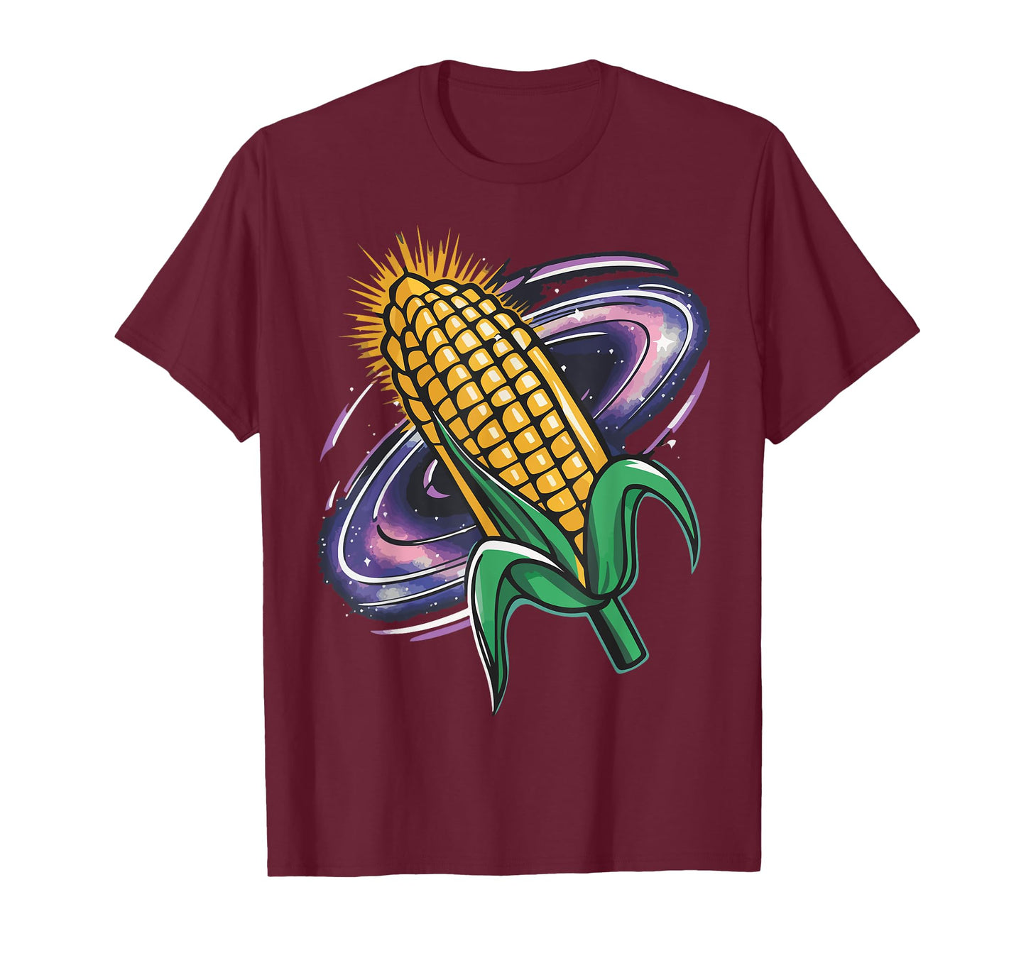 Space Corn Outfit Maize Farmer Costume Farm Life T-Shirt