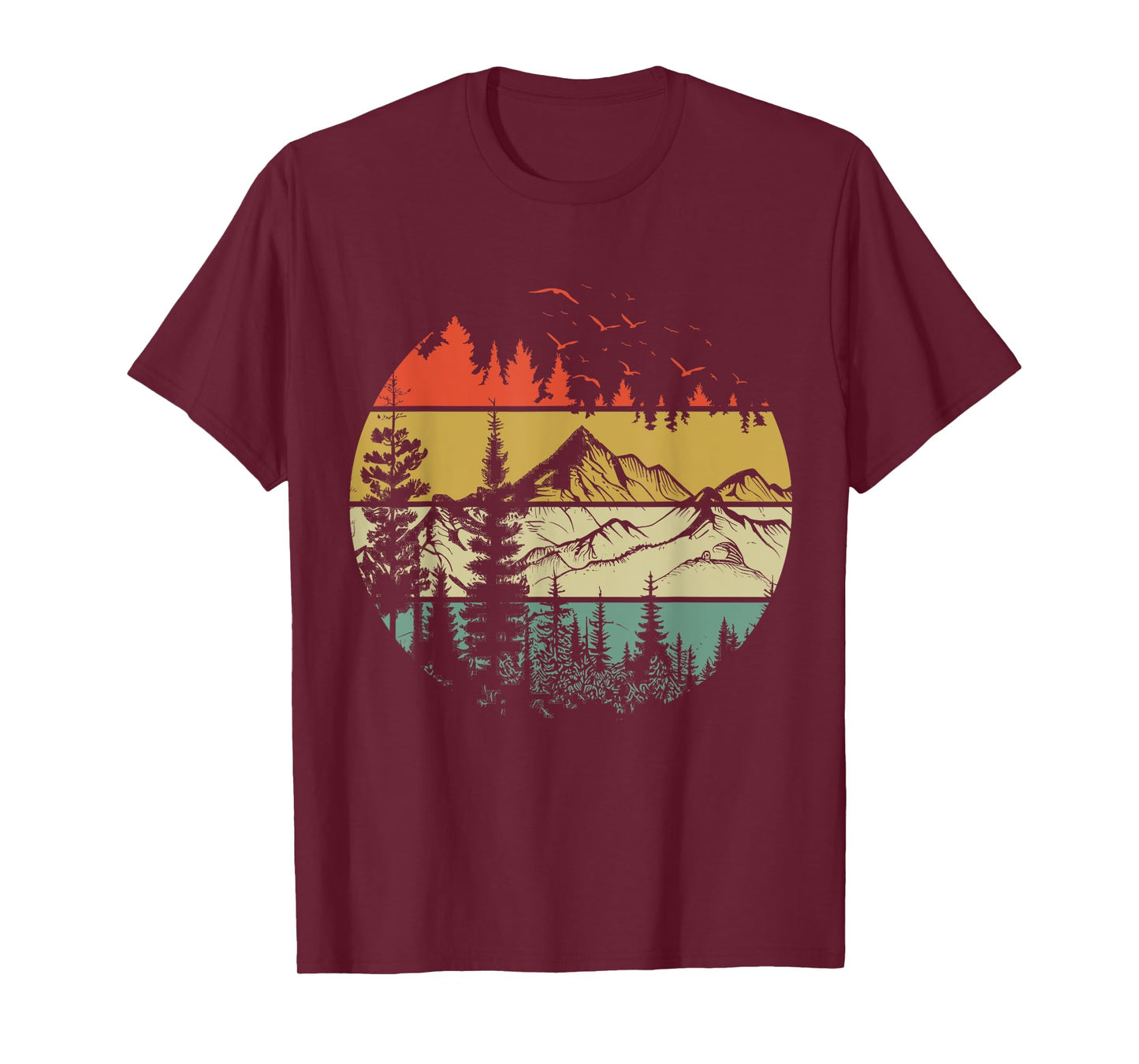 Trees Wildlife Nature Vintage Forest T-Shirt