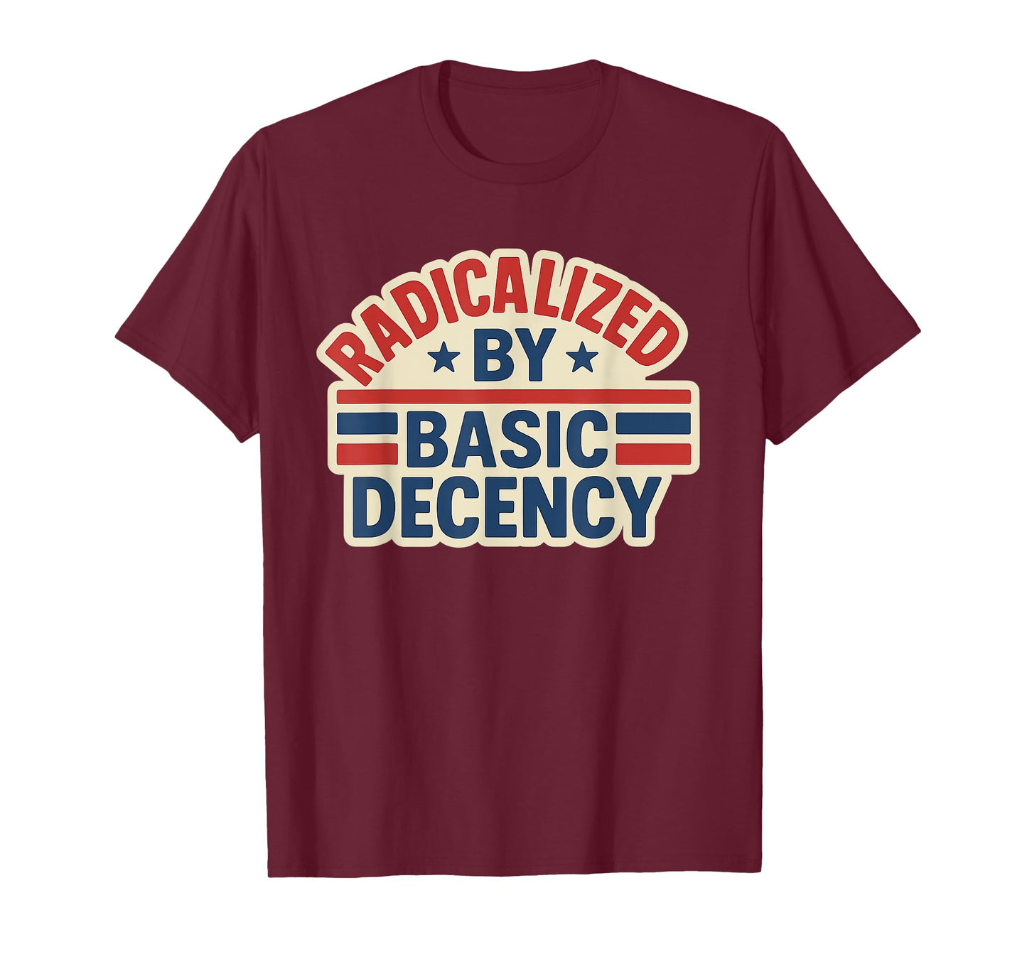 Radicalized By Basic Decency July 4th Gay Pride Stuff T-Shirt