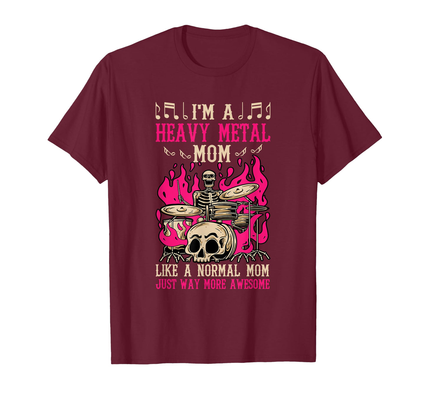 I'm A Heavy-metal Mom Hardrock Mother T-Shirt