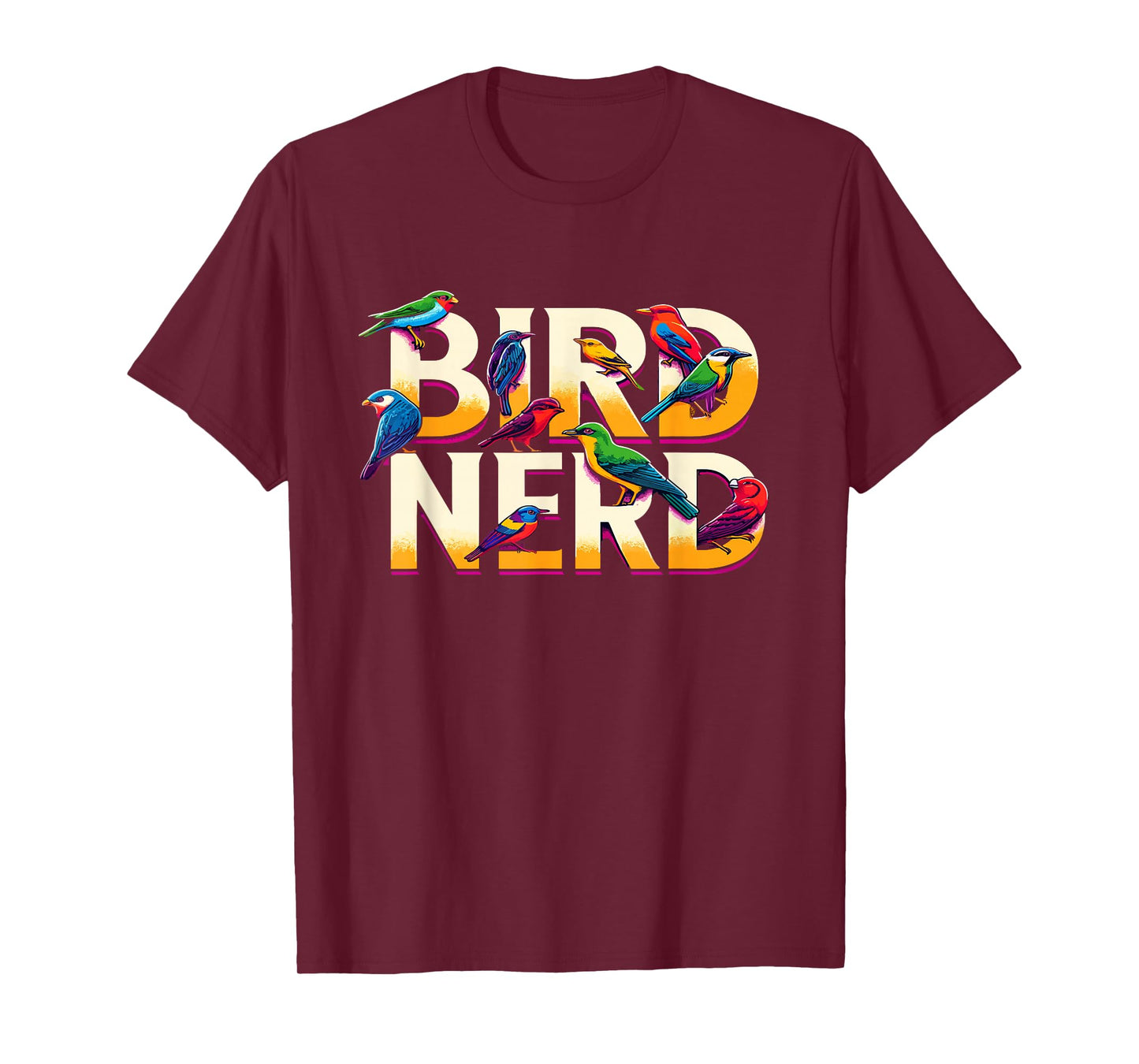 Bird Nerd Funny Birdwatching Birdwatcher Bird Lover T-Shirt