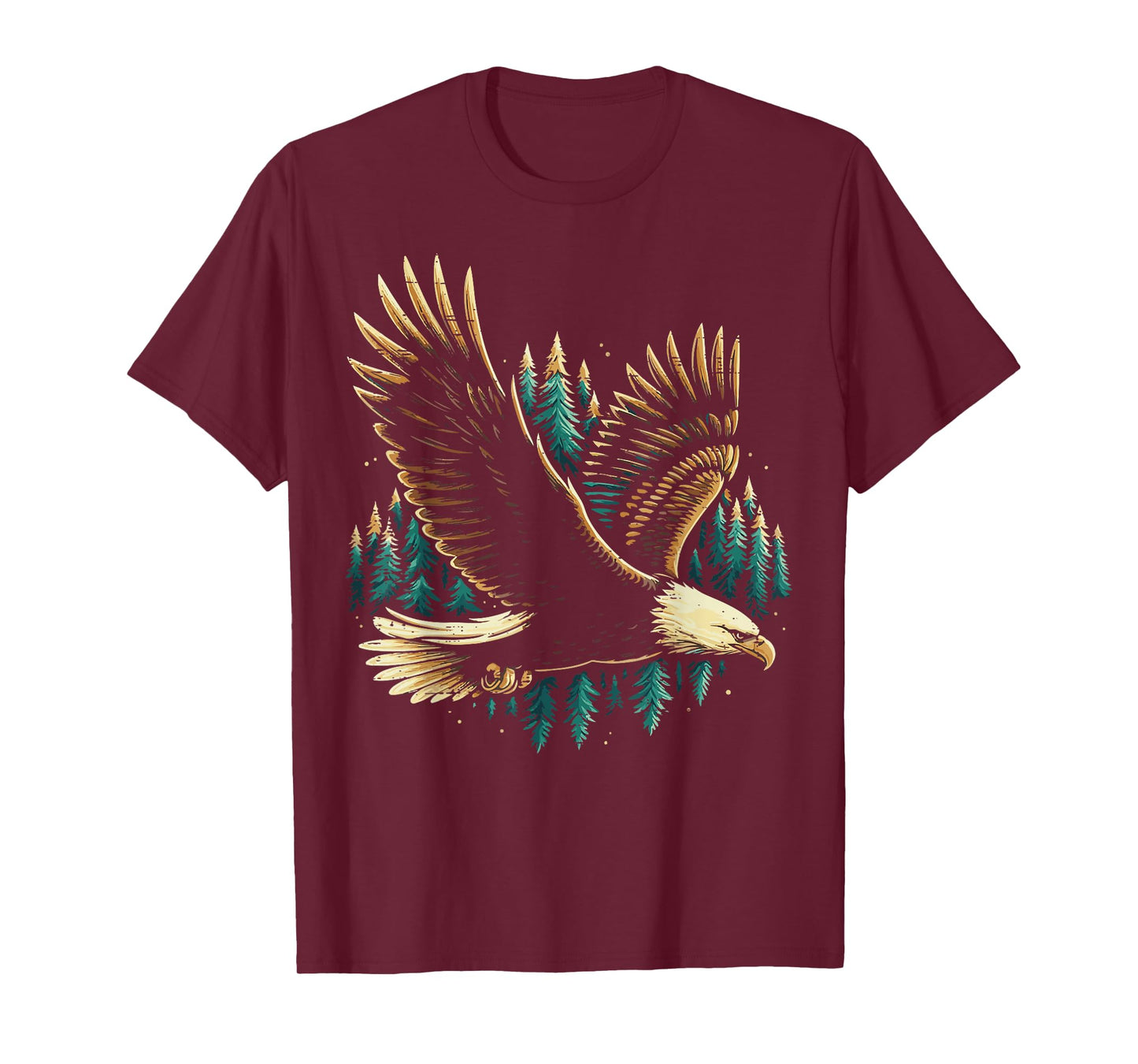 Eagle Forest Wildlife Bird Nature Men Women Kids T-Shirt