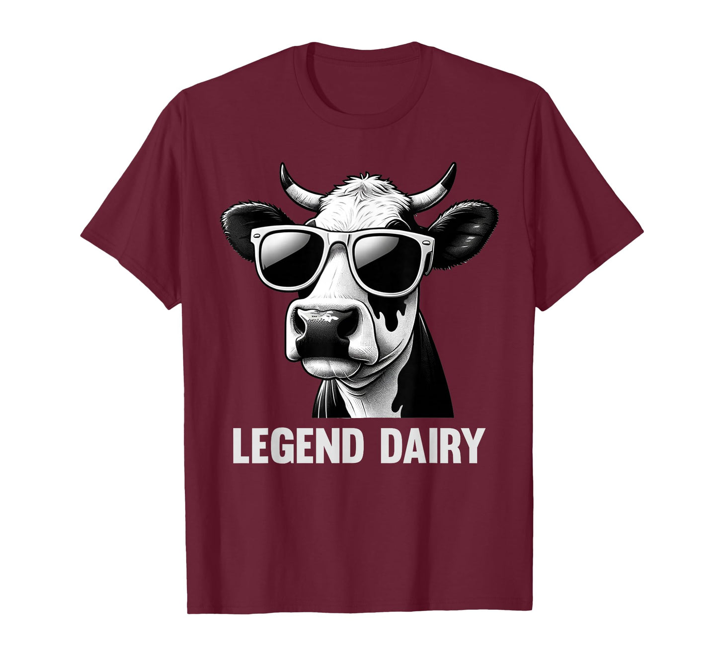 Legend Dairy Funny Farmer Cow Farmer Pun Graphic T-Shirt