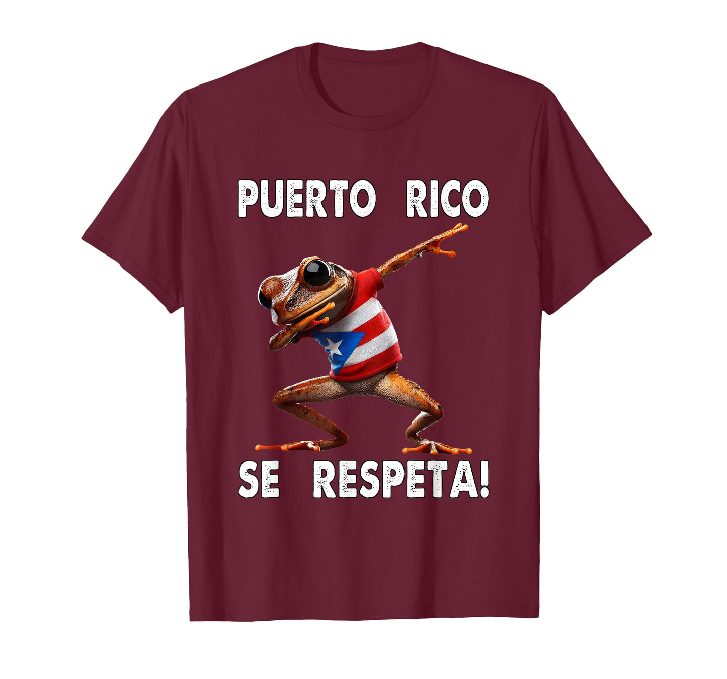 Puerto Rico Se Respeta Coqui Dab PR Flag Boricua T-Shirt