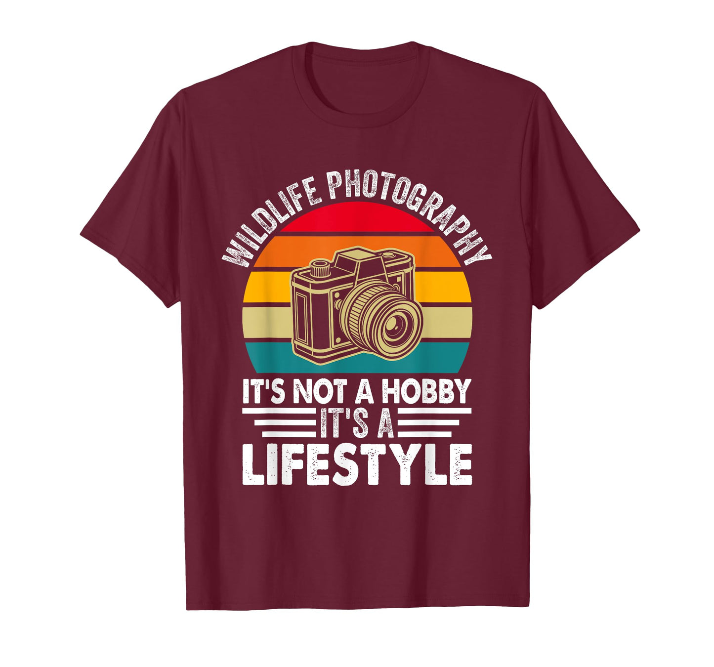 Retro Wildlife Photography Lifestyle Wildlife Photographer T-Shirt