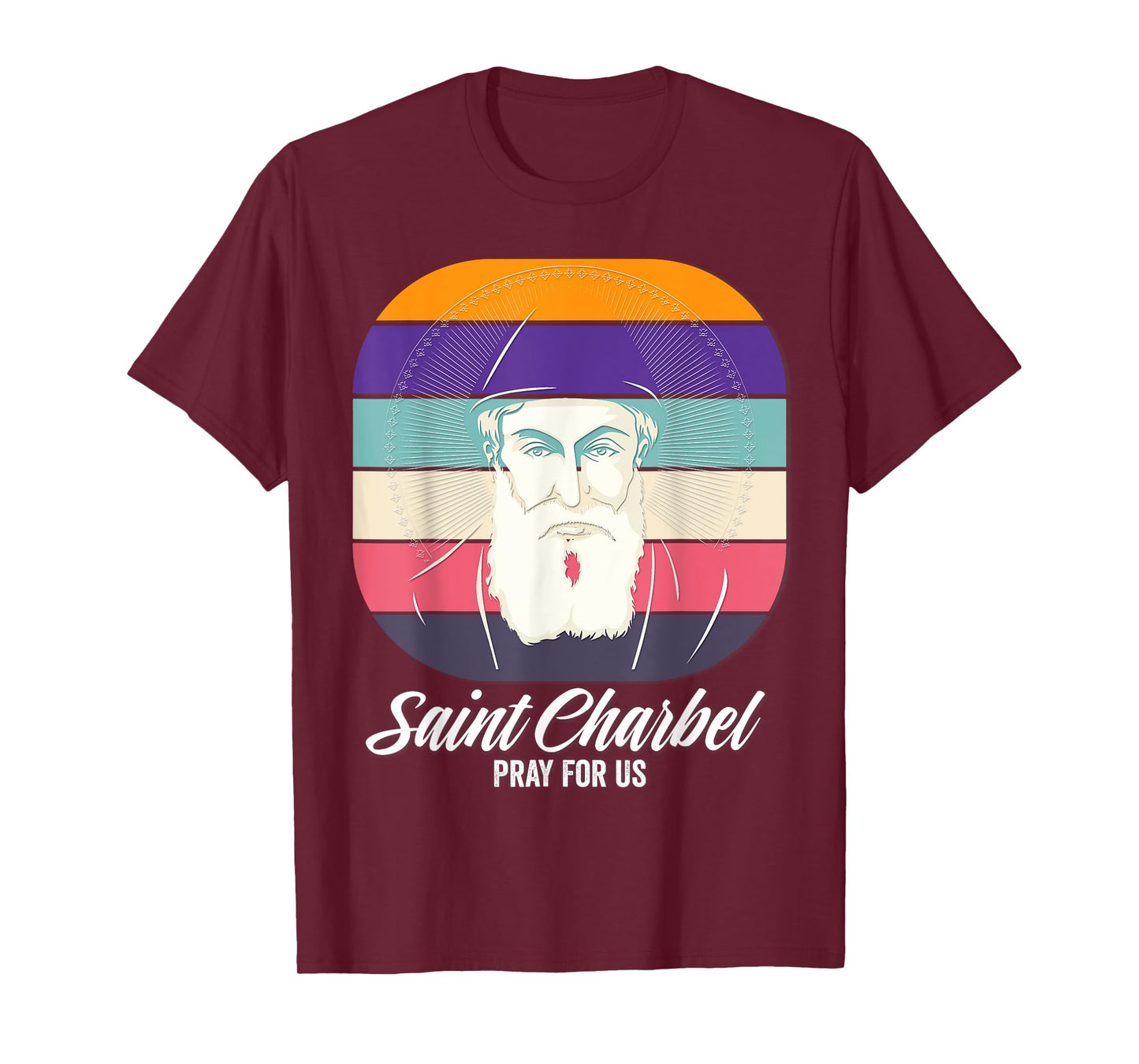 Saint Charbel Makhlouf Maronite Monk and Priest Catholic T-Shirt