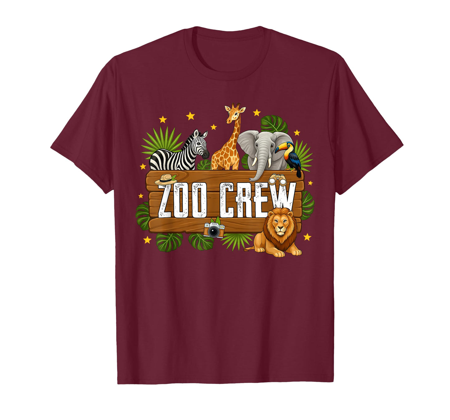 Zoo Crew Safari Wildlife Animal Zoo Keeper Matching Kids Boy T-Shirt