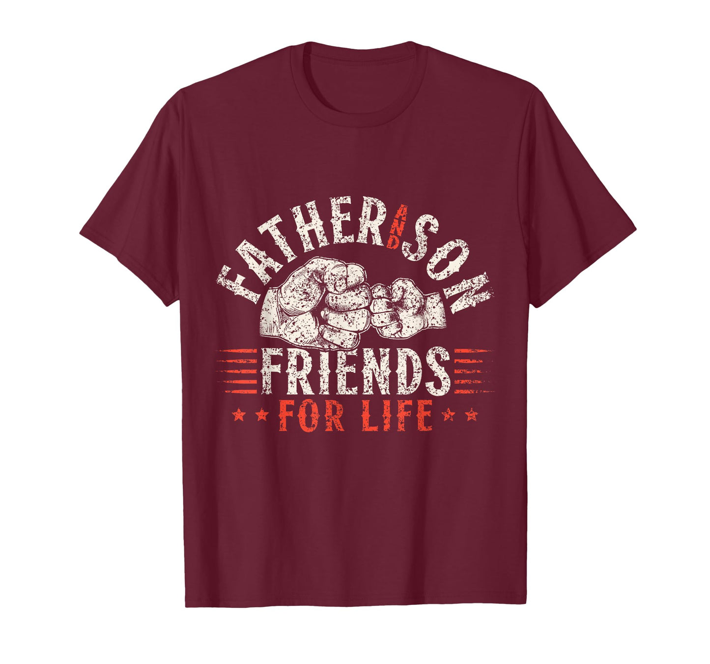 Father and Son Friends for Life Matching Dad Father Son T-Shirt