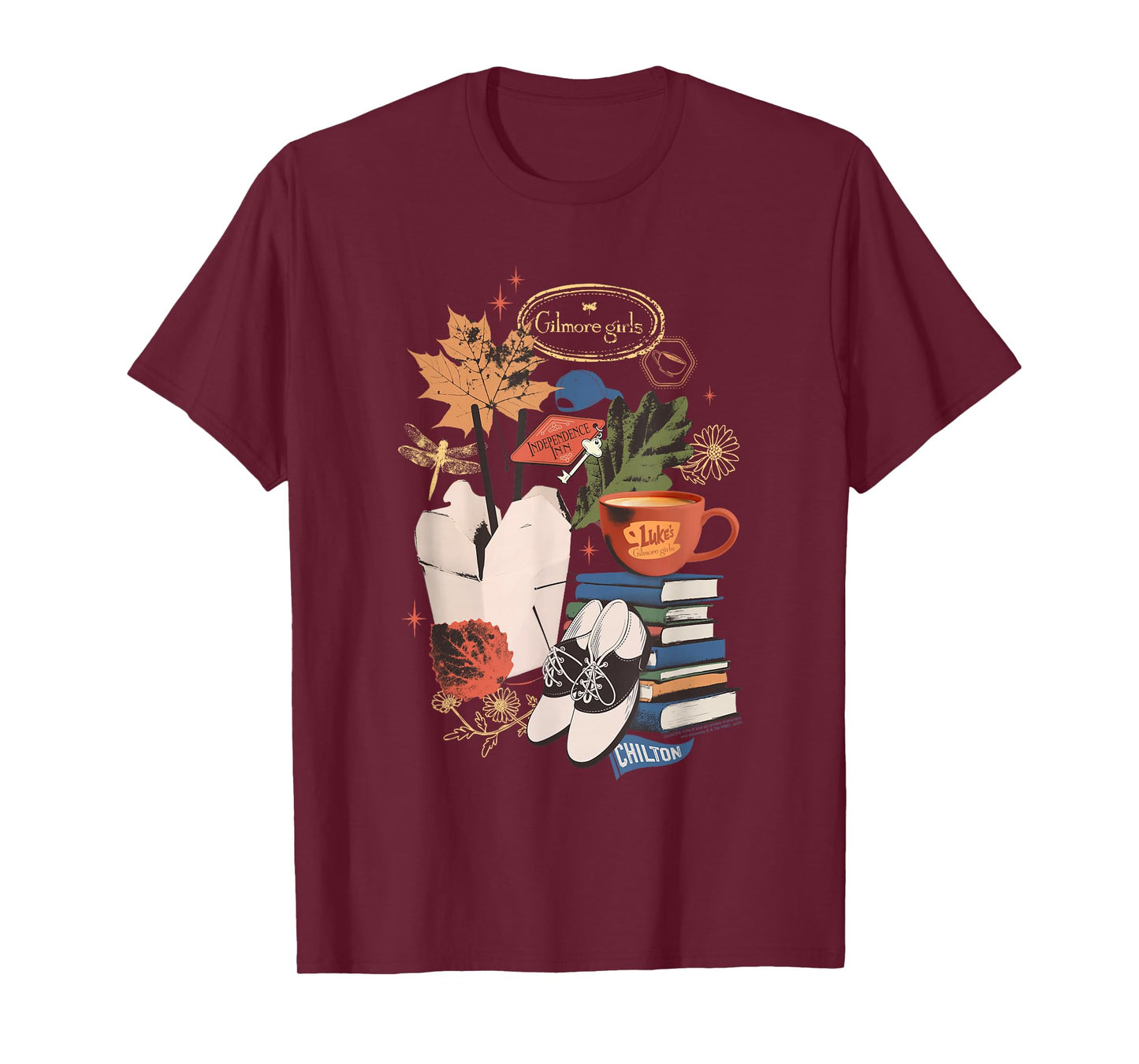 Gilmore Girls Favorite Things Classic Item Collage TV Show T-Shirt
