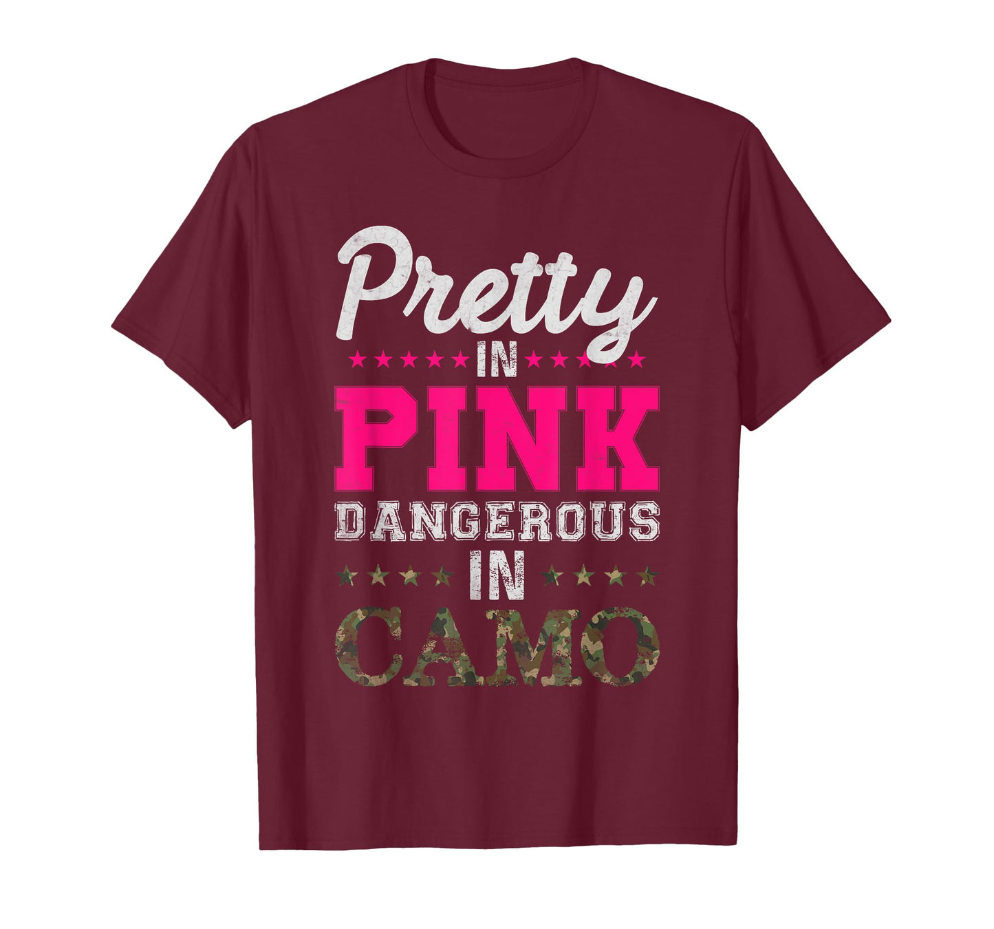 Pink Camo Hunting Deer & Turkey Women's Girl T-Shirt