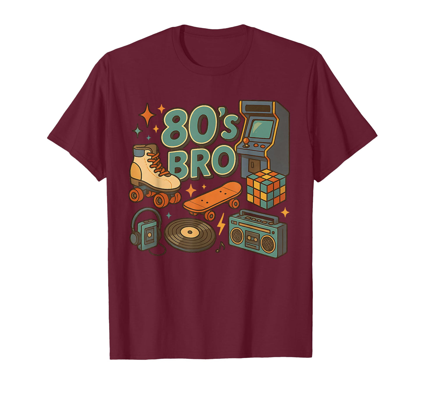 Old School 80s Bro Vintage Throwback 80's Vibe T-Shirt