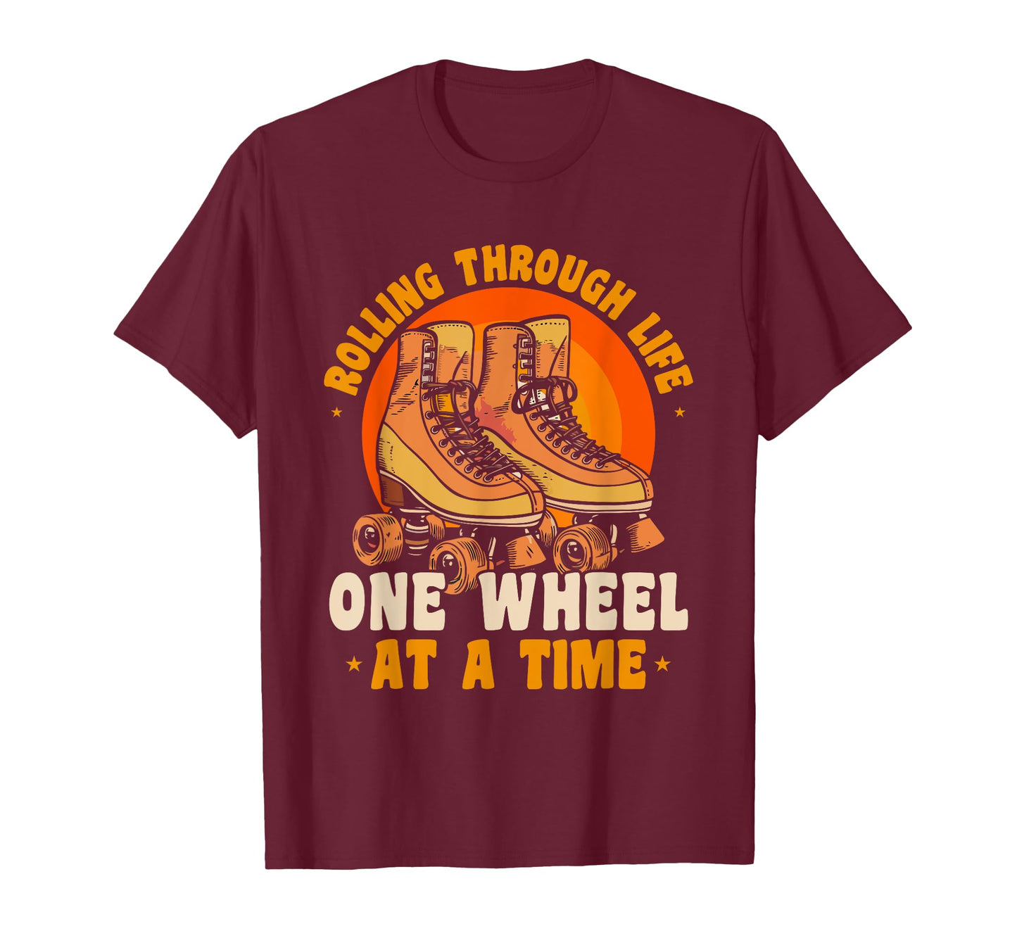 Roller Skate Rolling Through Life Roller Skater T-Shirt