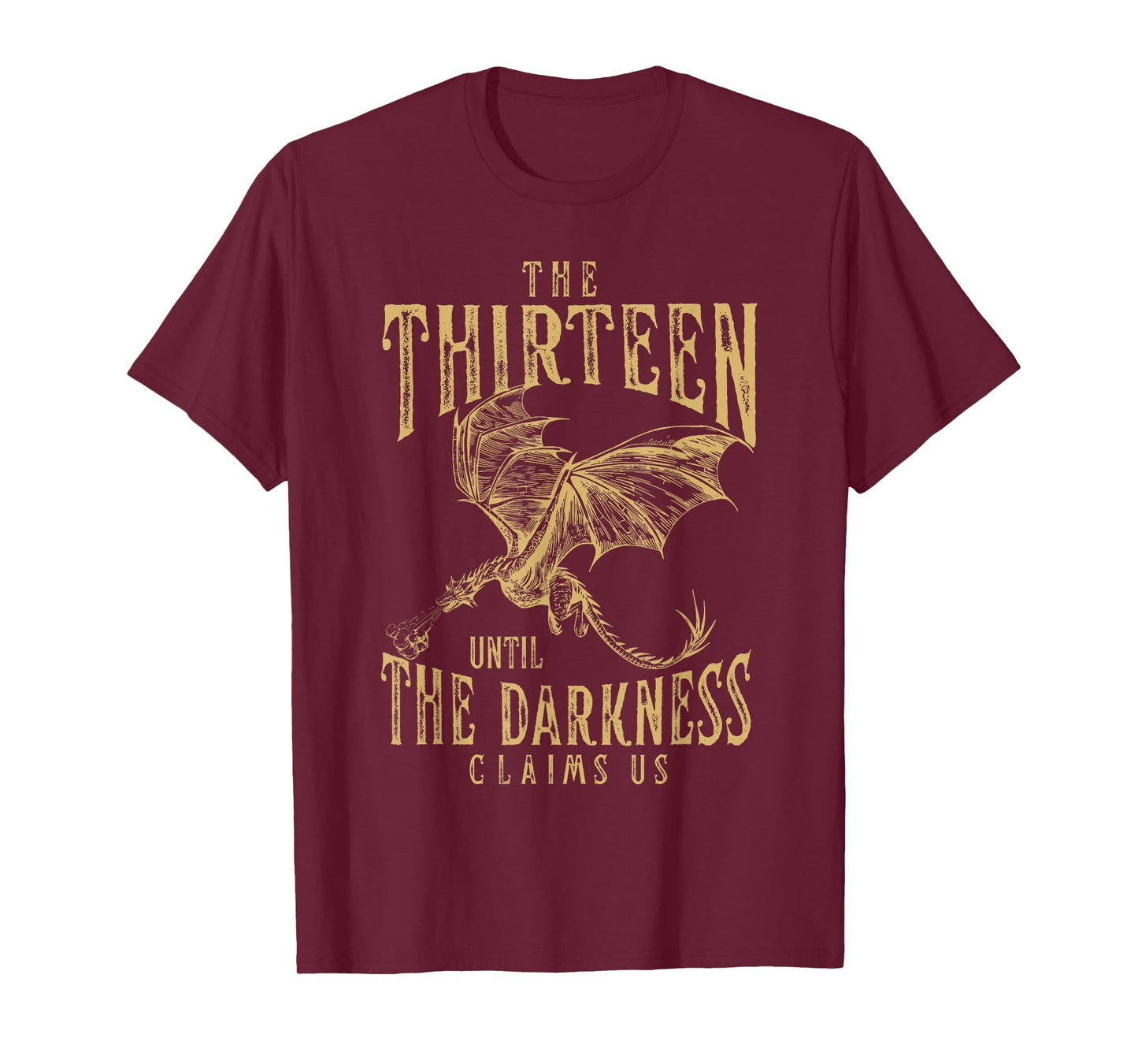 Retro Vintage The Thirteen Until the Darkness Claims Us Book T-Shirt