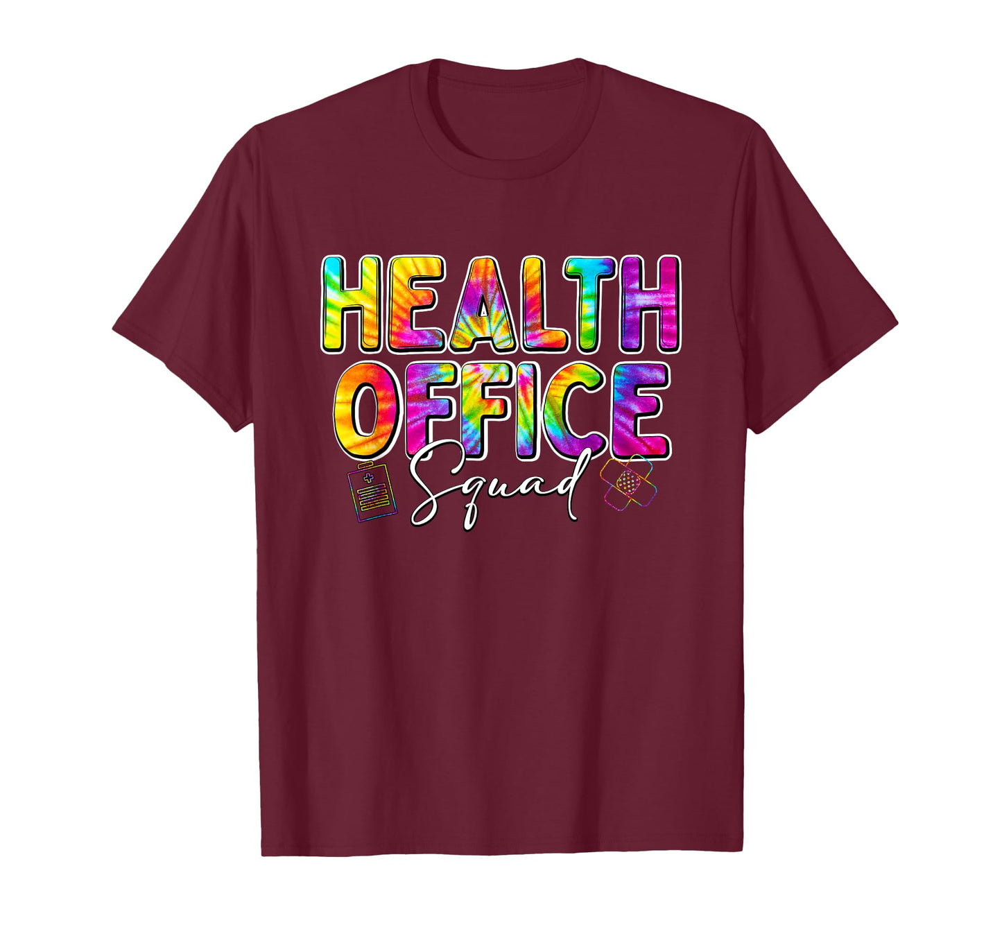 Health Office Squad Tie Dye Back To School Nurse Life T-Shirt