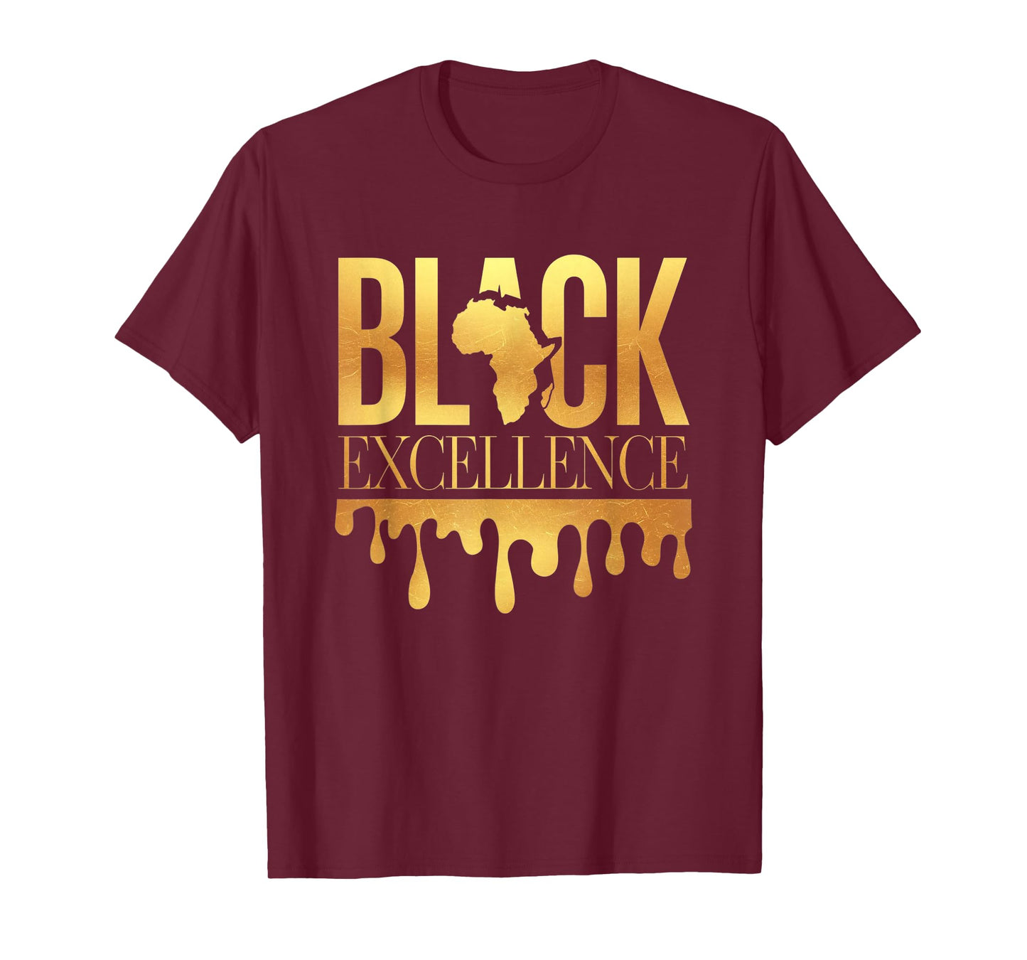 Black Excellence Black History Month Afro Motivation T-Shirt