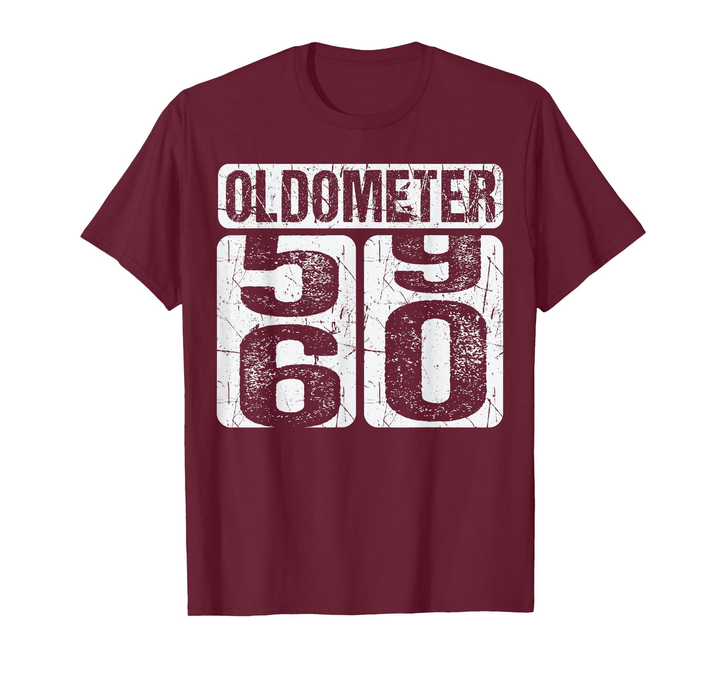 Oldometer 59-60 Vintage - Funny 60th Birthday T-Shirt