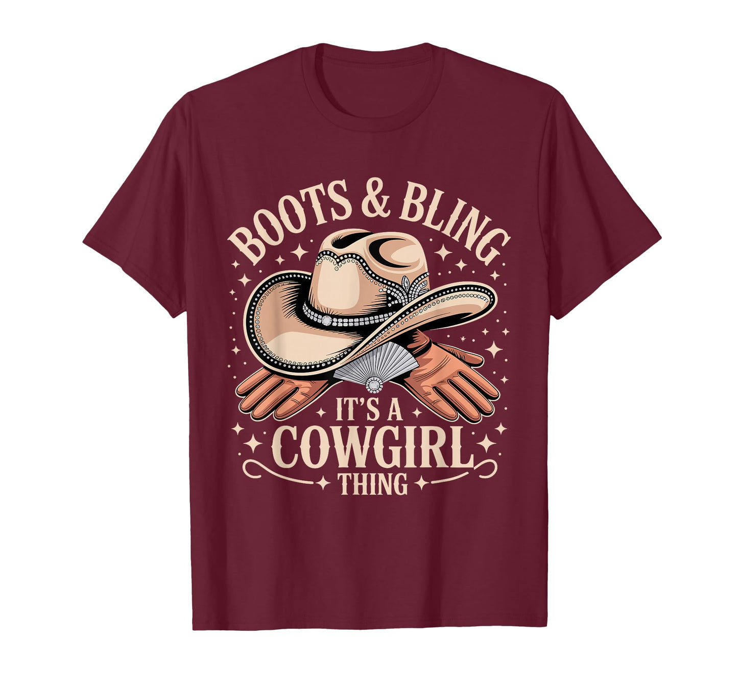 Boots and Bling It's Cowgirl Thing Western Country Melanin T-Shirt