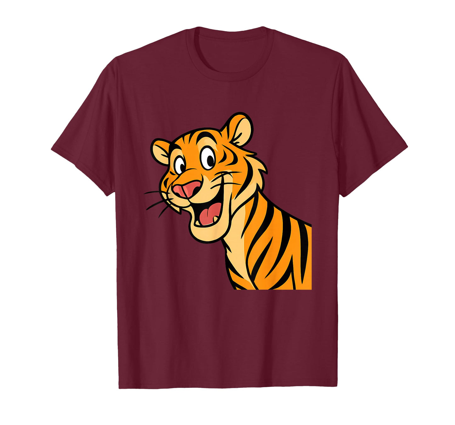 Cute Tiger Wildcat Funny Wildlife Animal Jungle T-Shirt