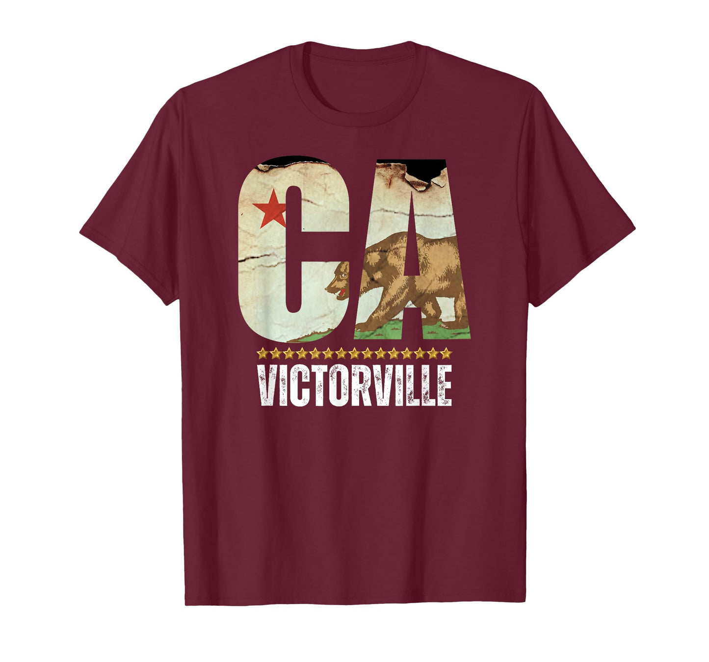Victorville, California CA, Major USA City, T-Shirt