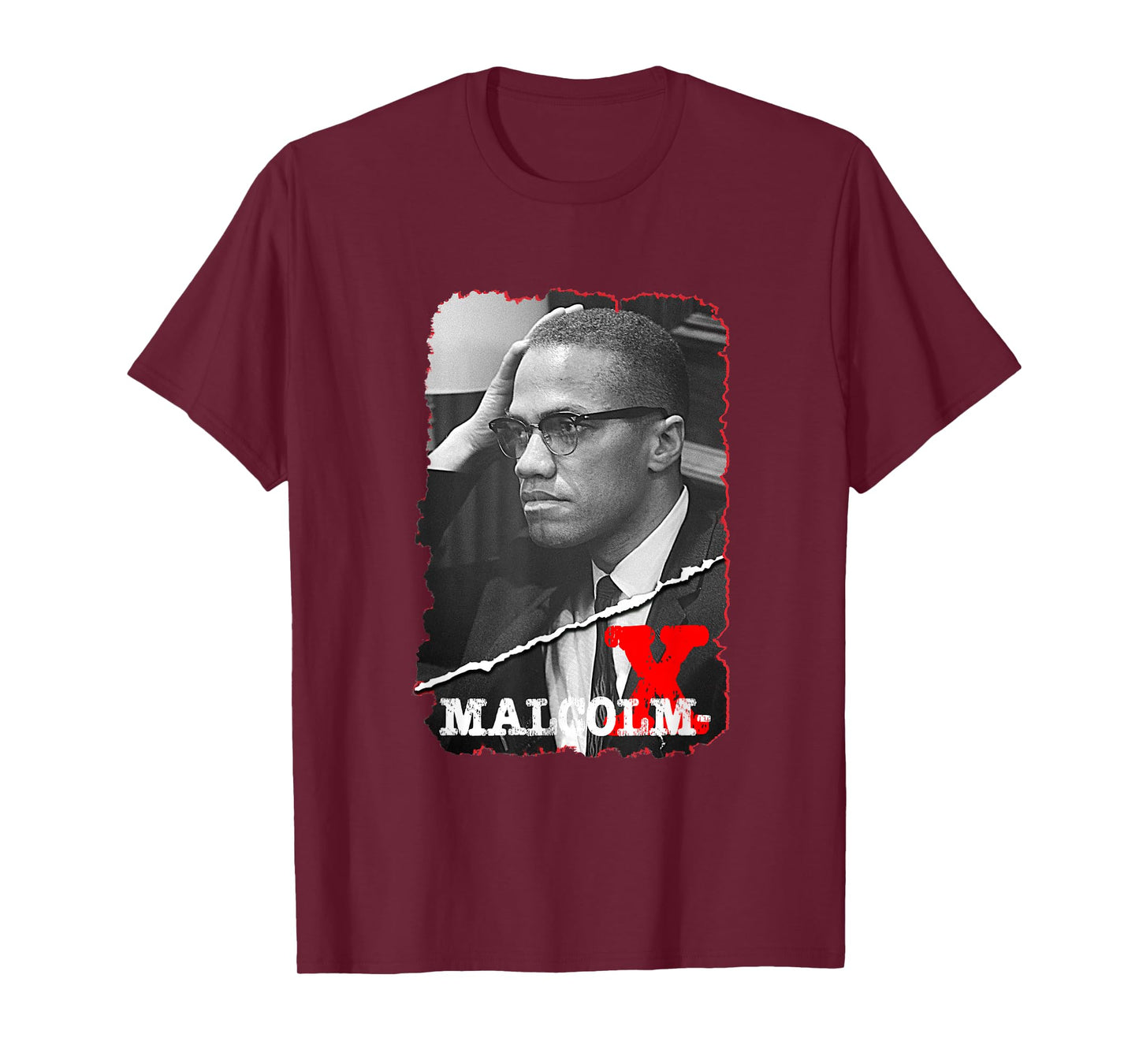 Great Moment Store Kids Unisex Youth Malcolm X T-Shirt Black Small Crew Neck Short Sleeve Modern Classic Casual Leisure Letter Print Malcolm X Design