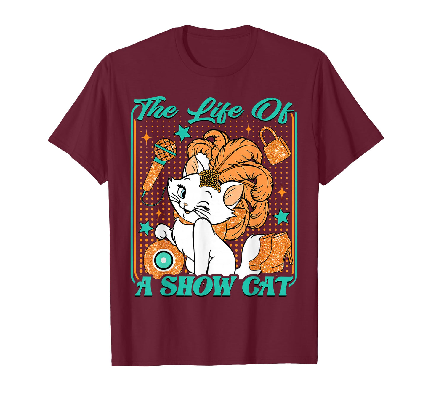 Cute Cat Era Life of Showcat Cat Lover Country Music Concert T-Shirt