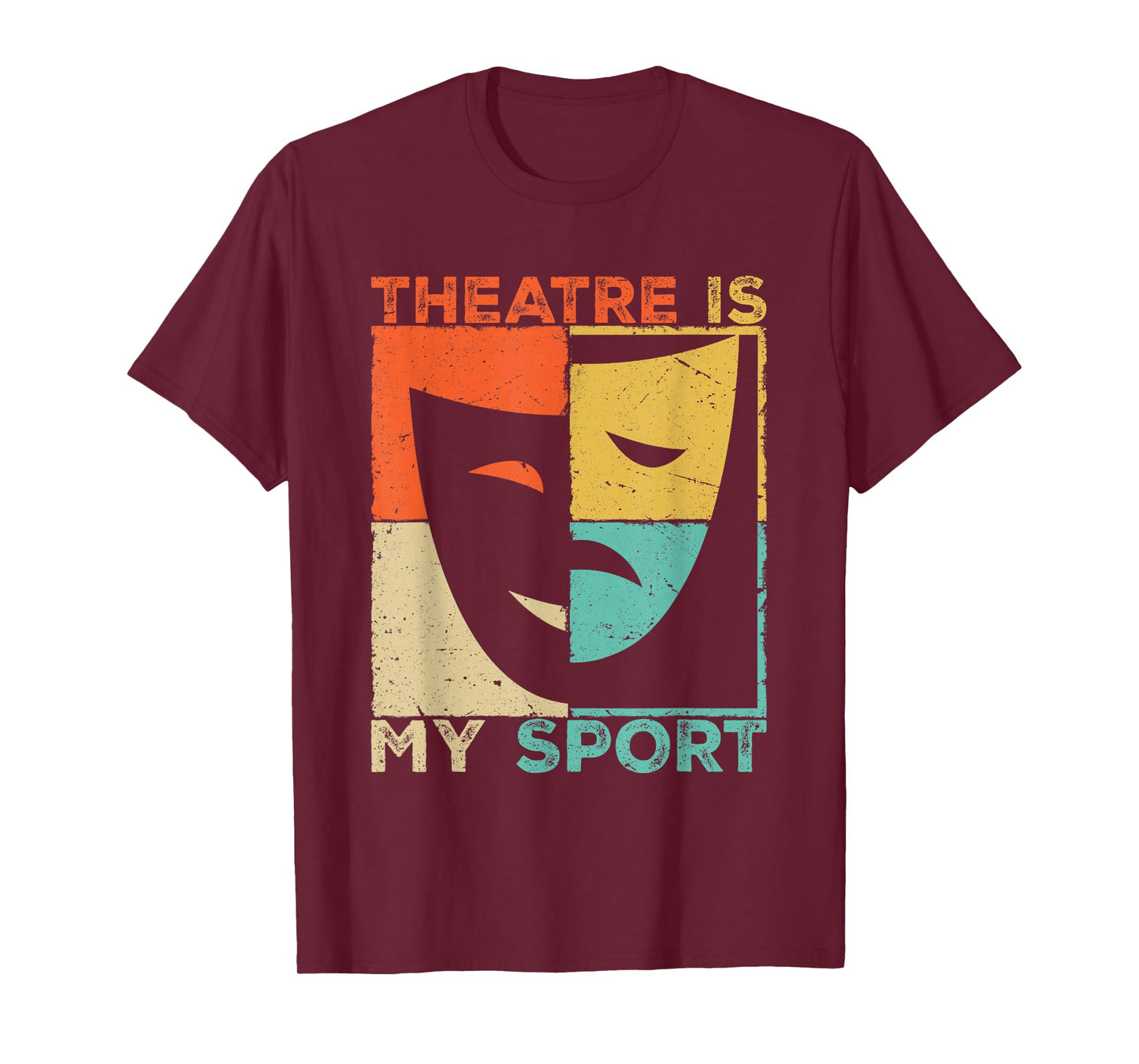 Vintage Theatre Is My Sport Musical Theater Thespian T-Shirt