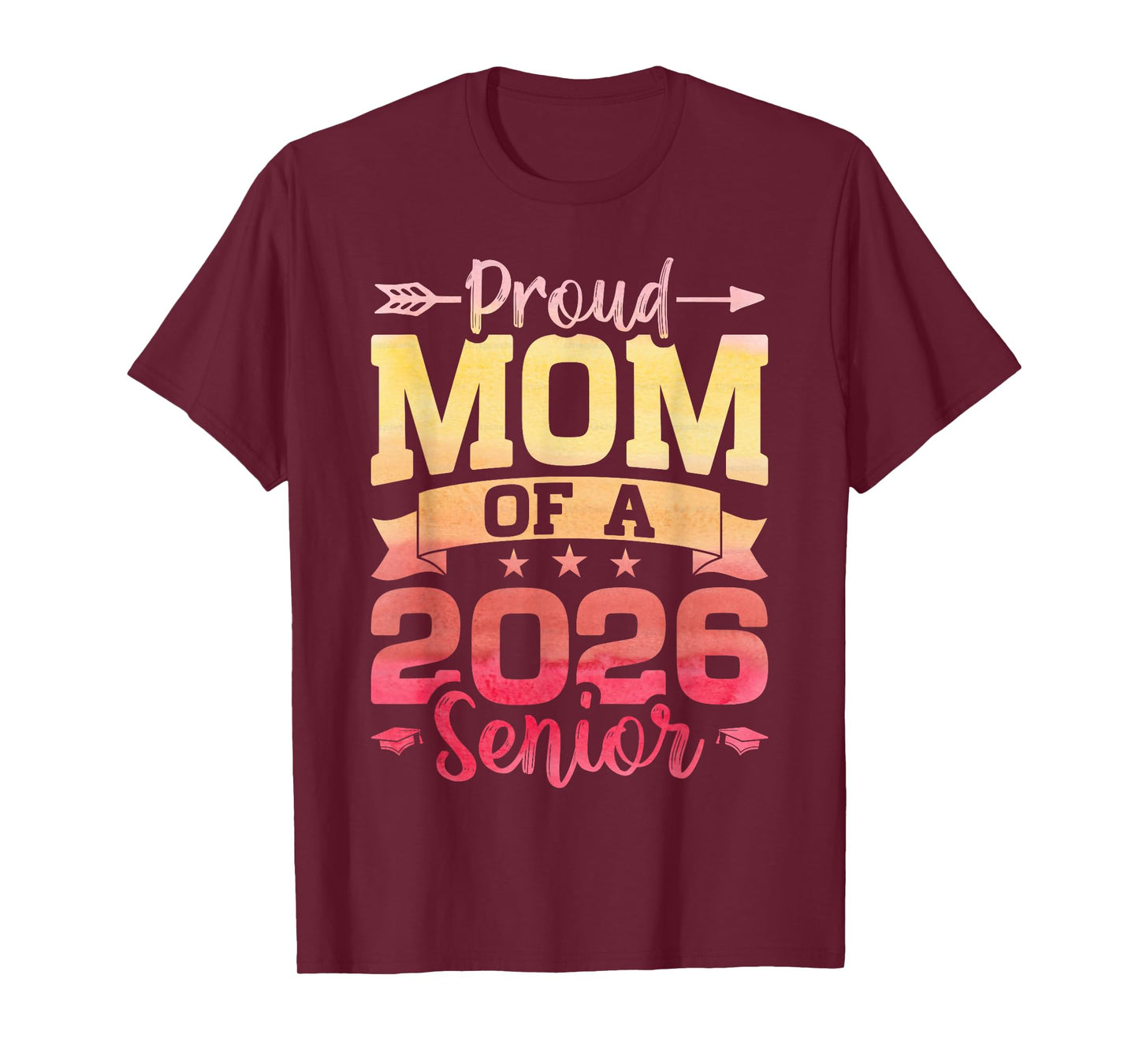 Proud Mom of A Class of 2026 Senior 2026 Graduate Graduation T-Shirt