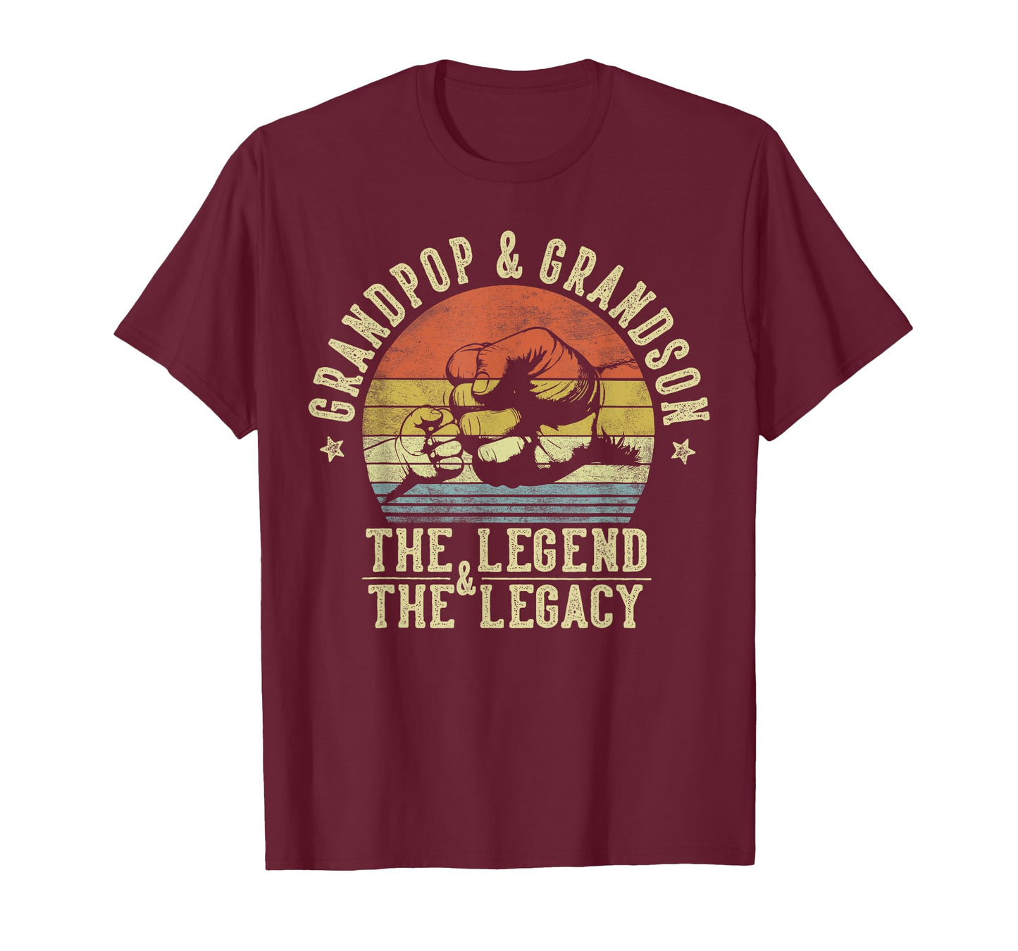 Grandpop & Grandson The Legend & The Legacy Gifts Grandpop T-Shirt