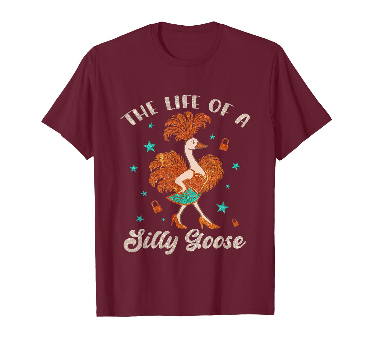 The Life of A Silly-Goose Funny Trendy Meme Show Girl T-Shirt