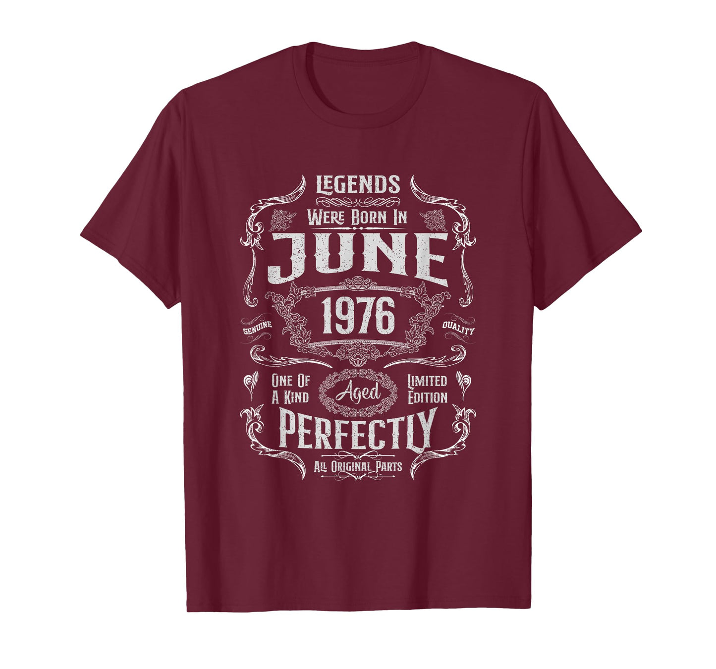 48th Birthday Legends Were Born In June 1976 T-Shirt